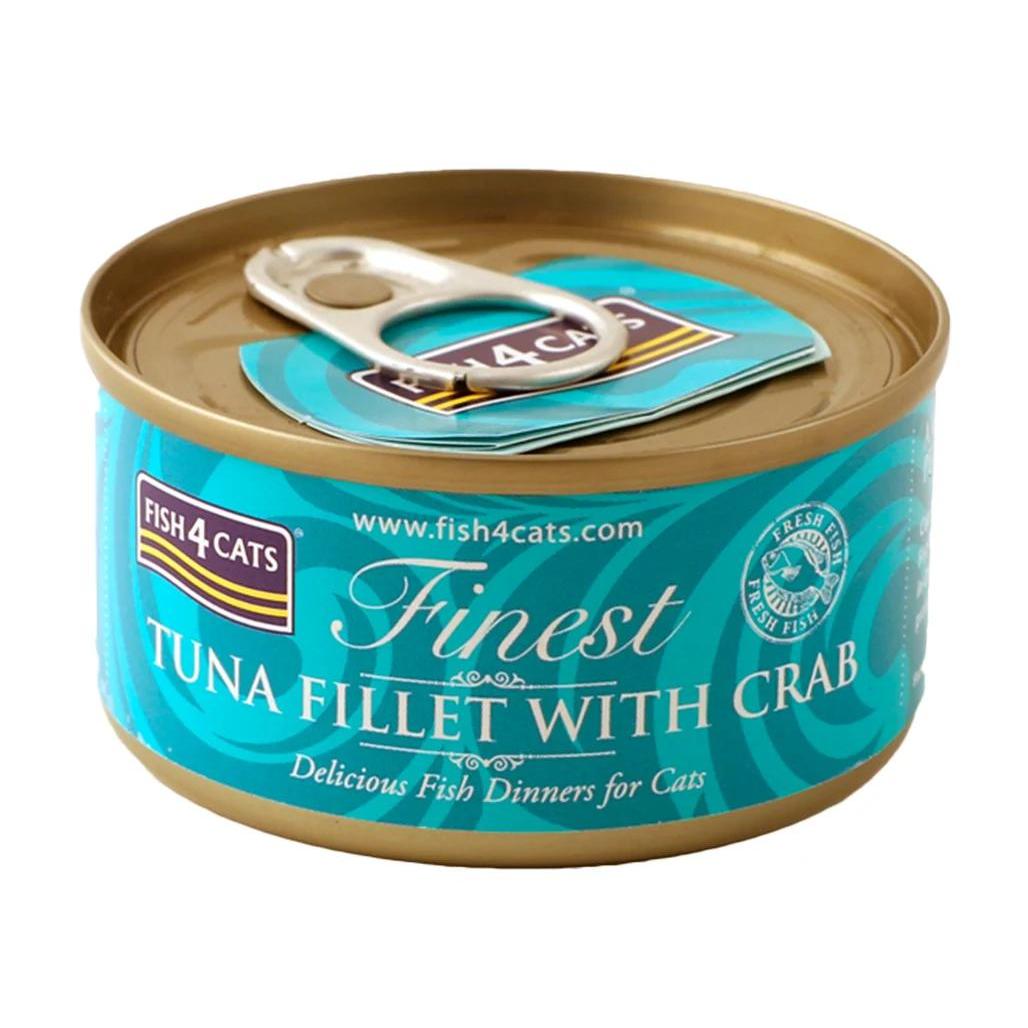 Pack Finest Filete para Gato de Atum Com Caranguejo Fish4Cats