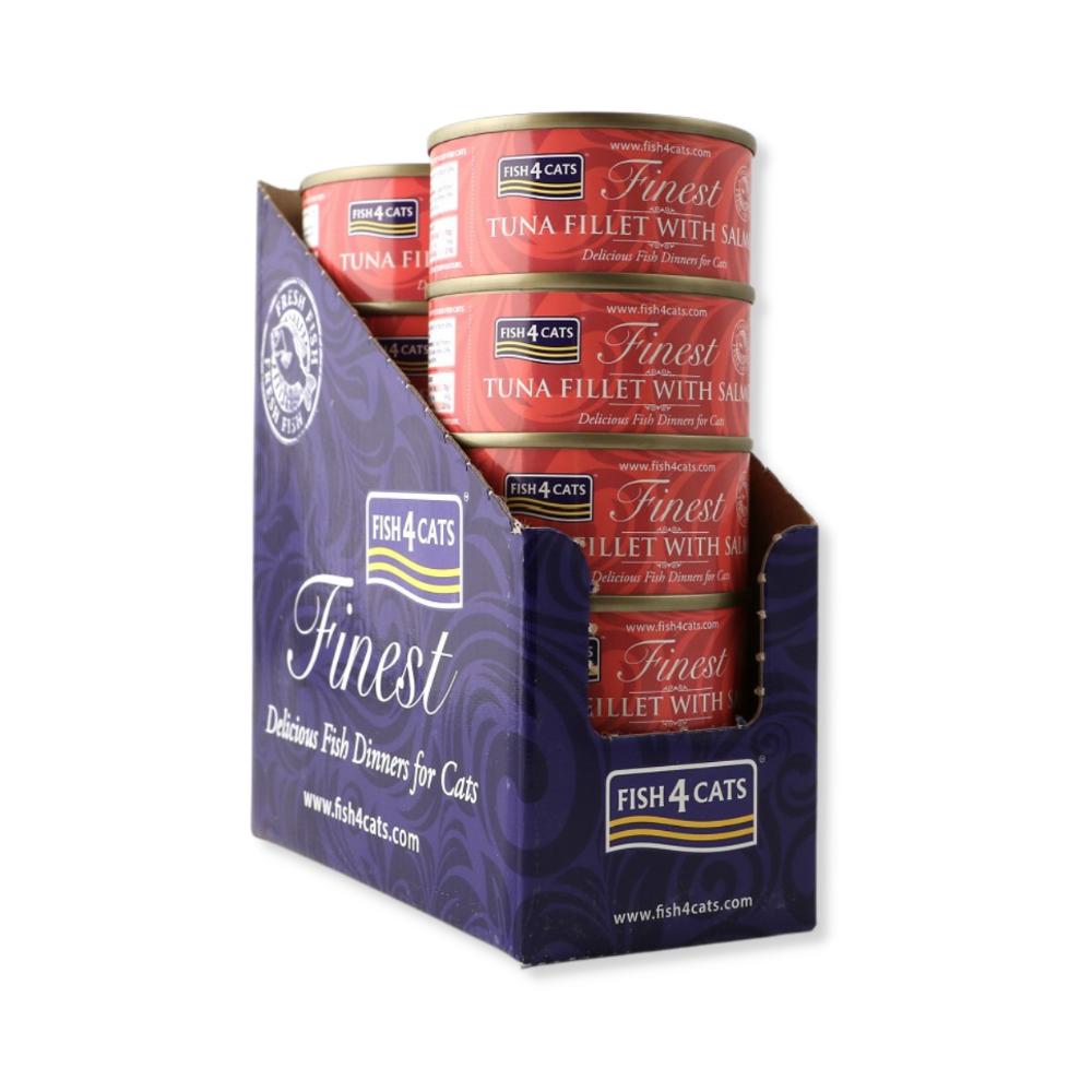 Pack Comida Húmida para Gato Filete de Atum com Salmão Fish4Cats