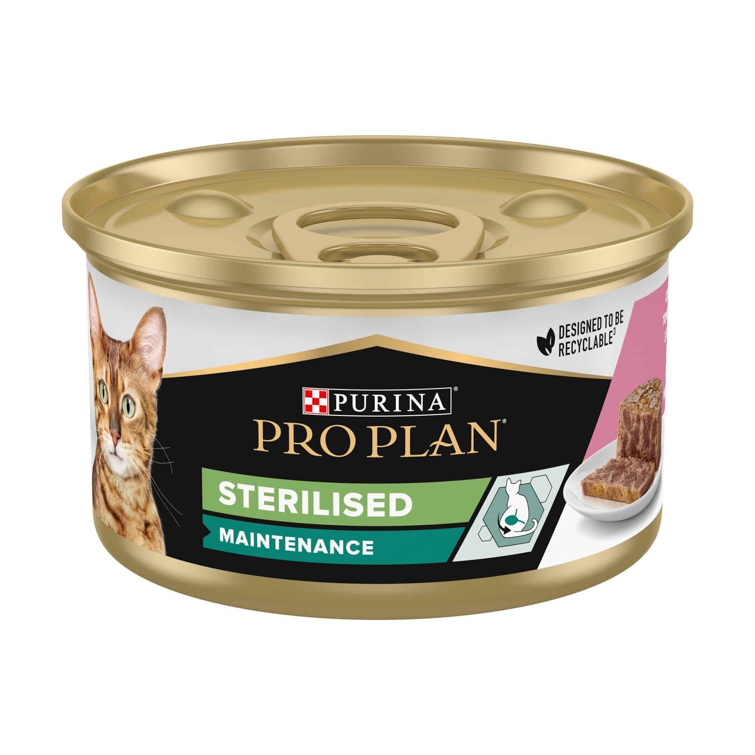 Comida Húmida para Gato Esterilizado Adulto Salmão e Atum Purina Pro Plan