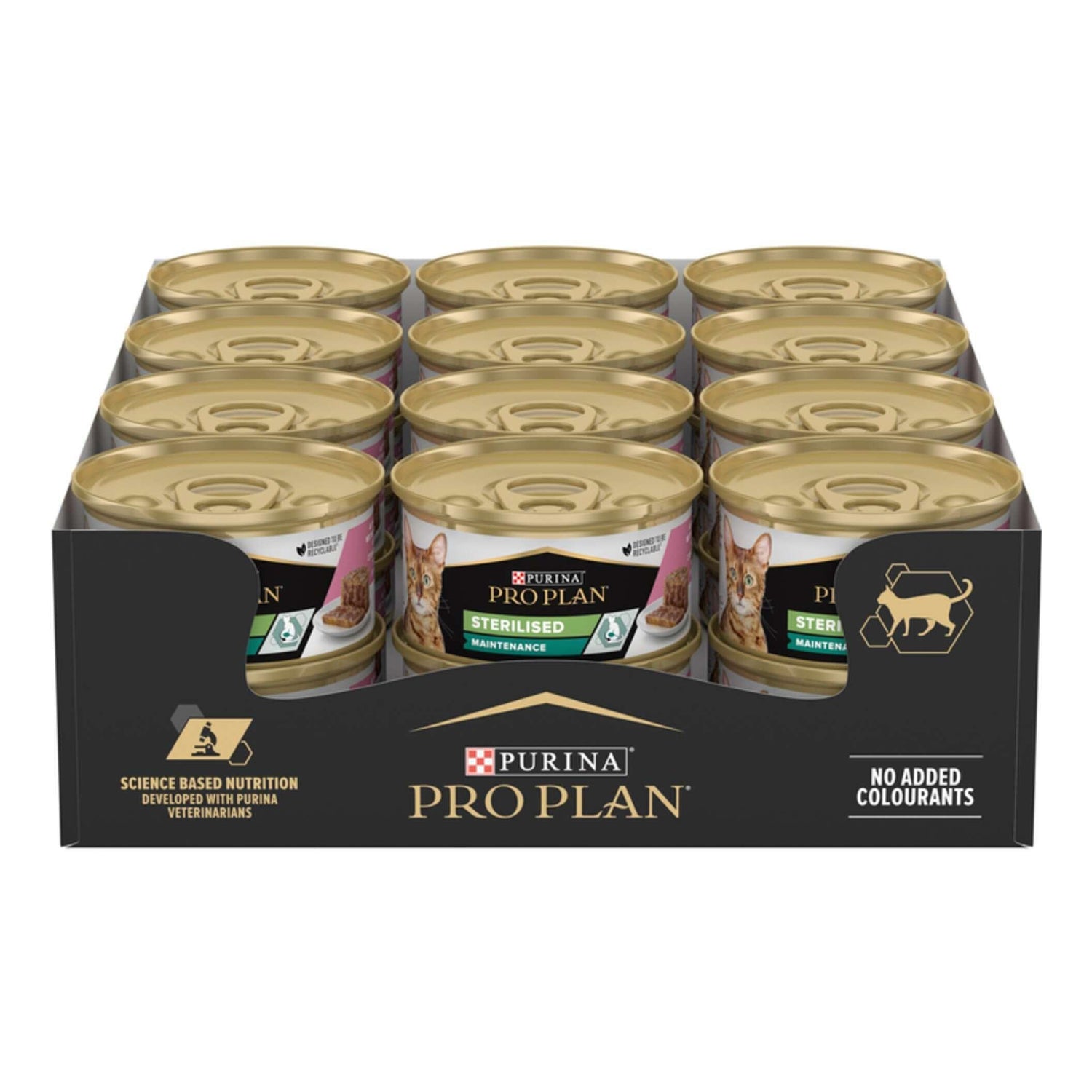Pack Comida Húmida para Gato Esterilizado Adulto Salmão e Atum Purina Pro Plan
