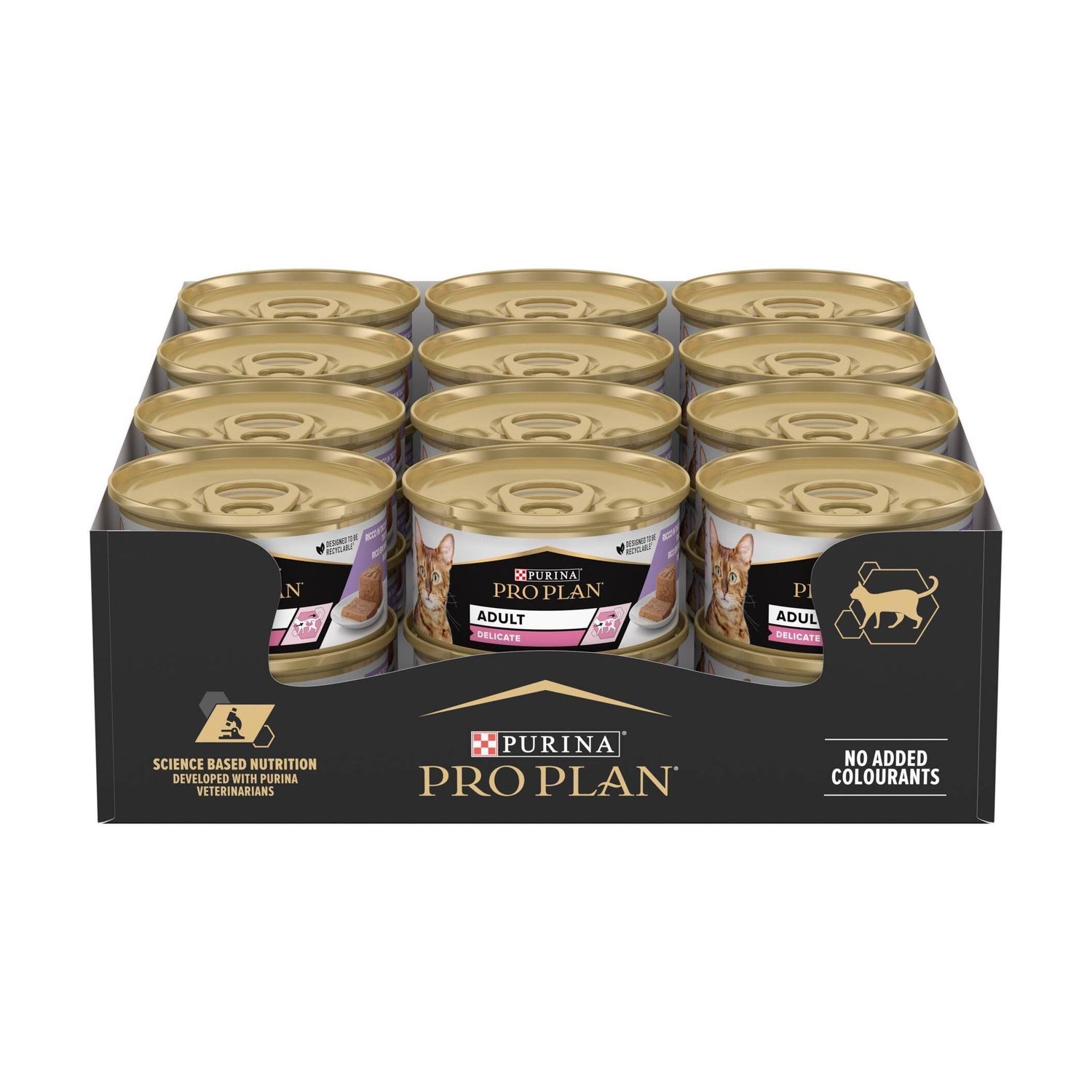 Pack Comida Húmida para Gato Adulto Mousse Peru Purina Pro Plan