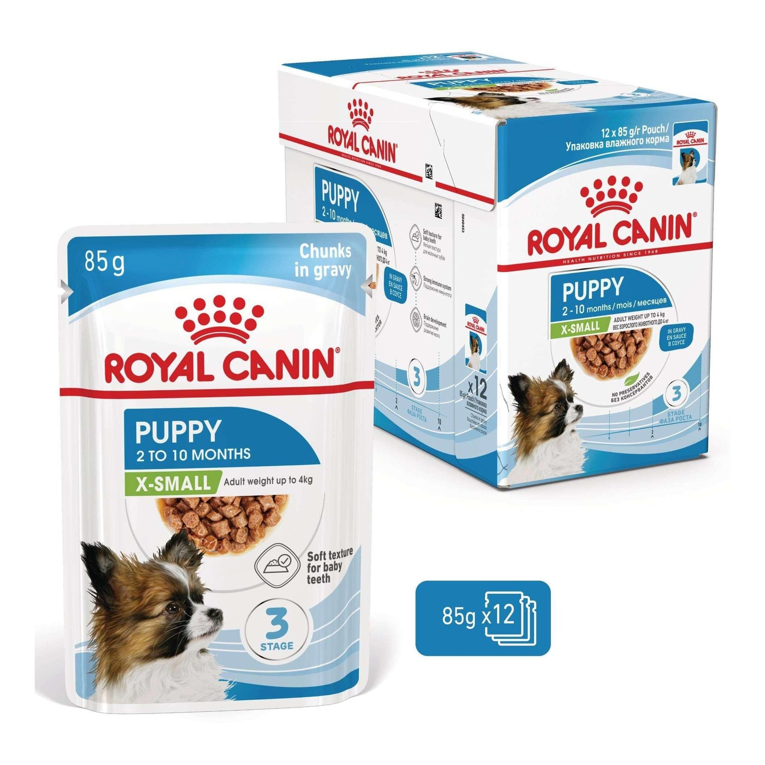 Pack Comida Húmida para Cão Júnior X-Small Royal Canin