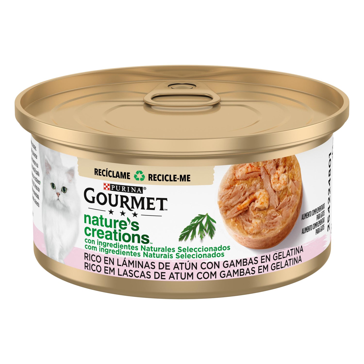 Comida Húmida para Gato Atum e Gamba Purina Gourmet Nature