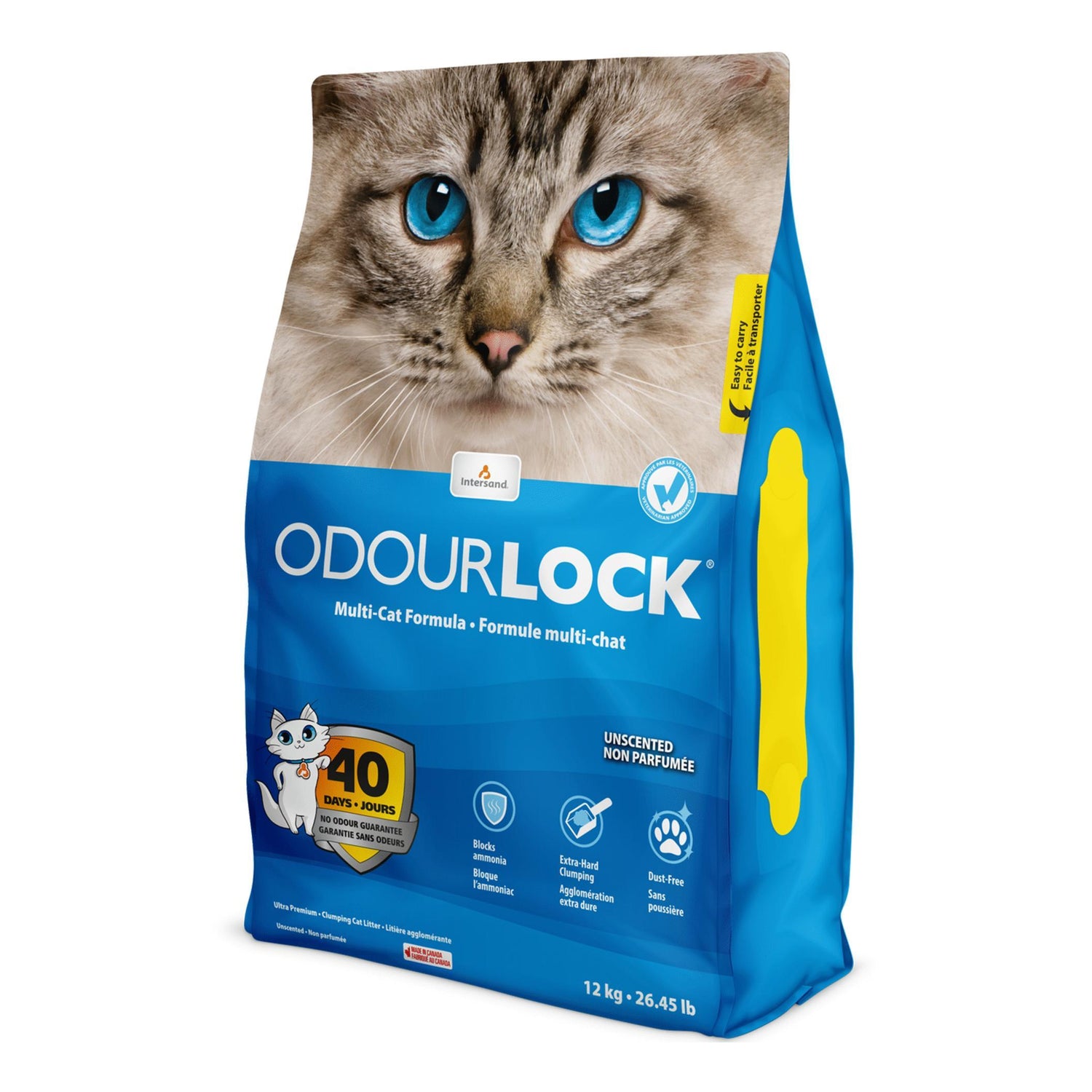 Areia Aglomerante Natural Odourlock 12 kg