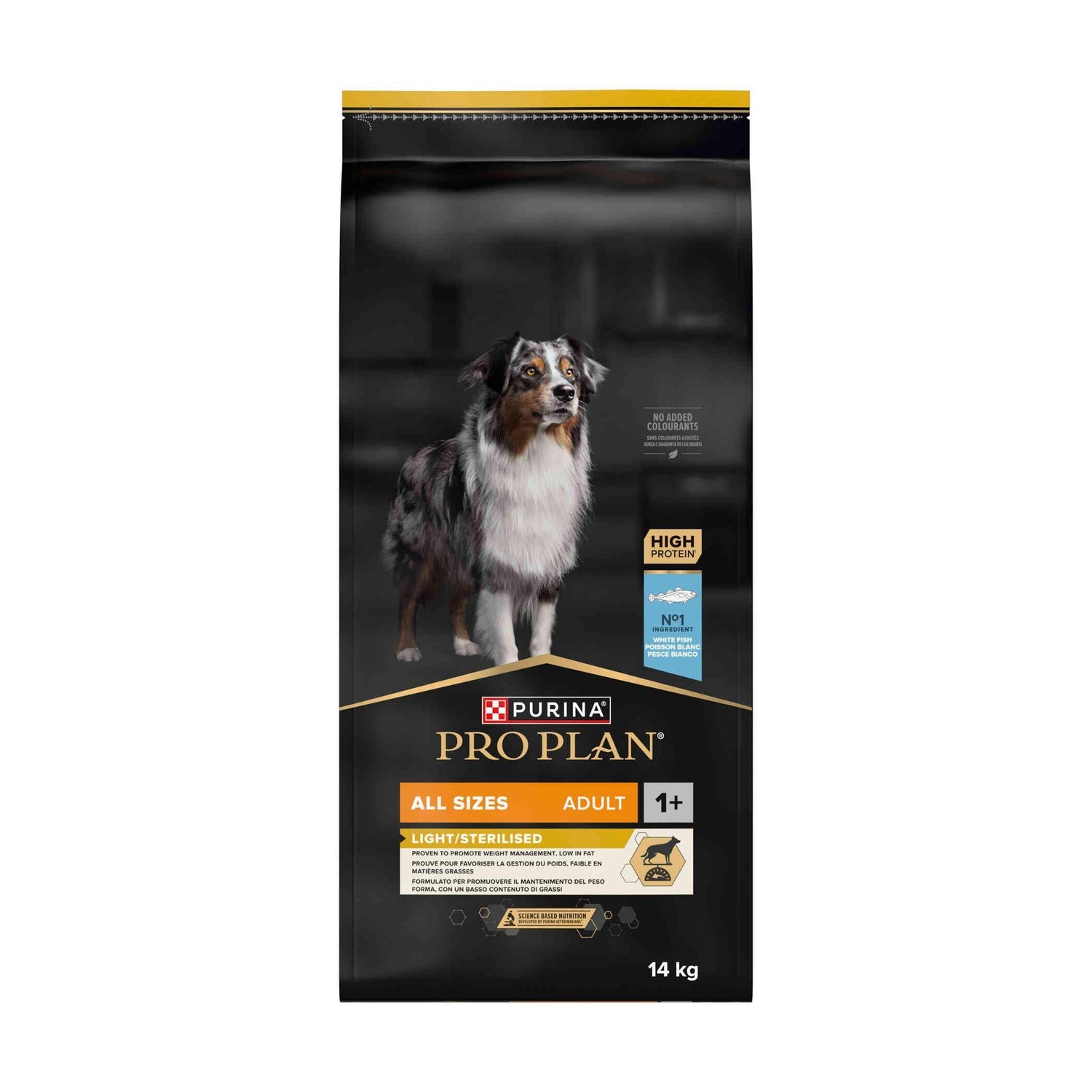 Ração para Cão Esterilizado Light Peixe Branco Purina Pro Plan