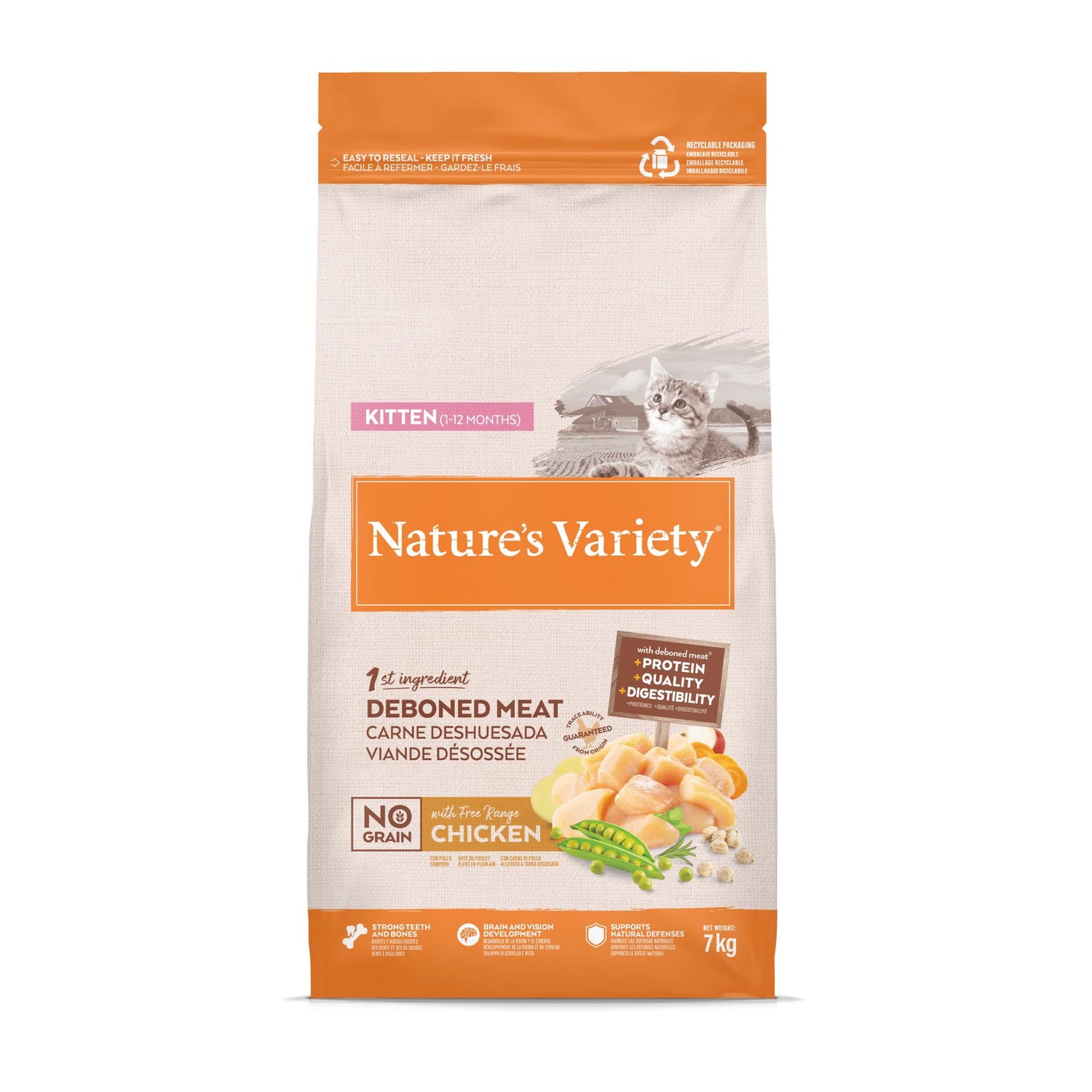 Ração para Gato Júnior Frango Nature's Variety