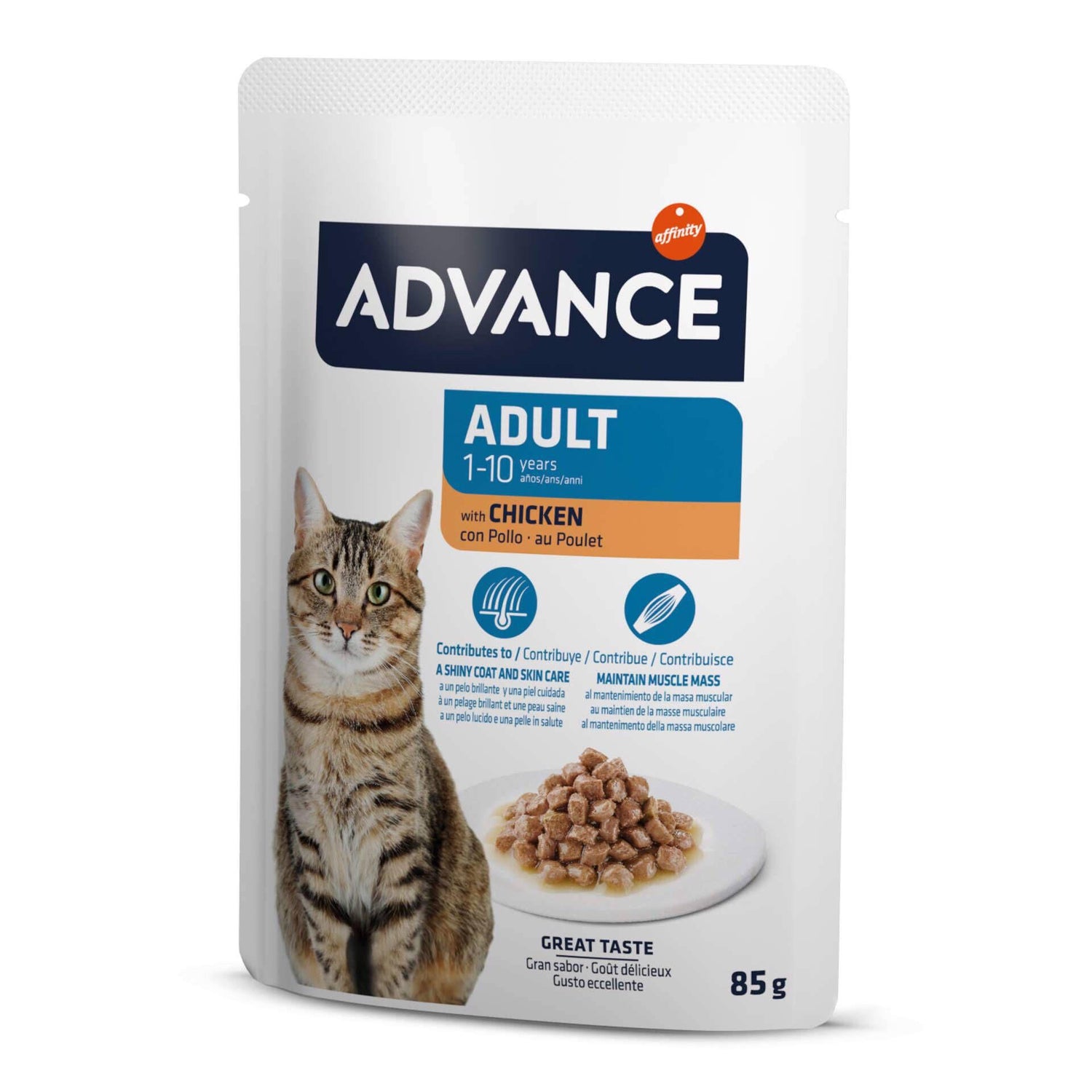 Comida Húmida para Gato Adulto Frango Saquetas Affinity Advance