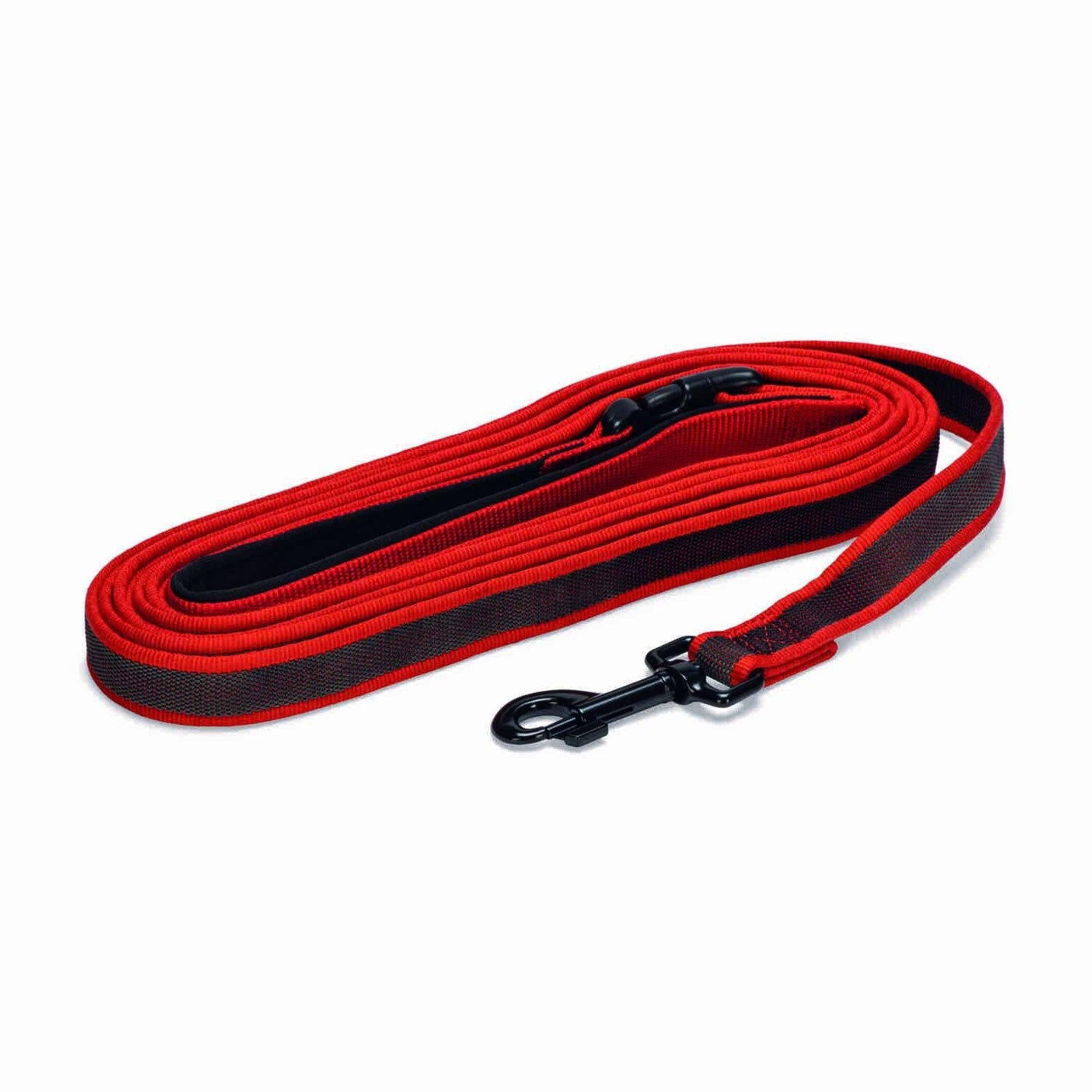 Trela para Cão Treino Nylon Vermelha Beeztees
