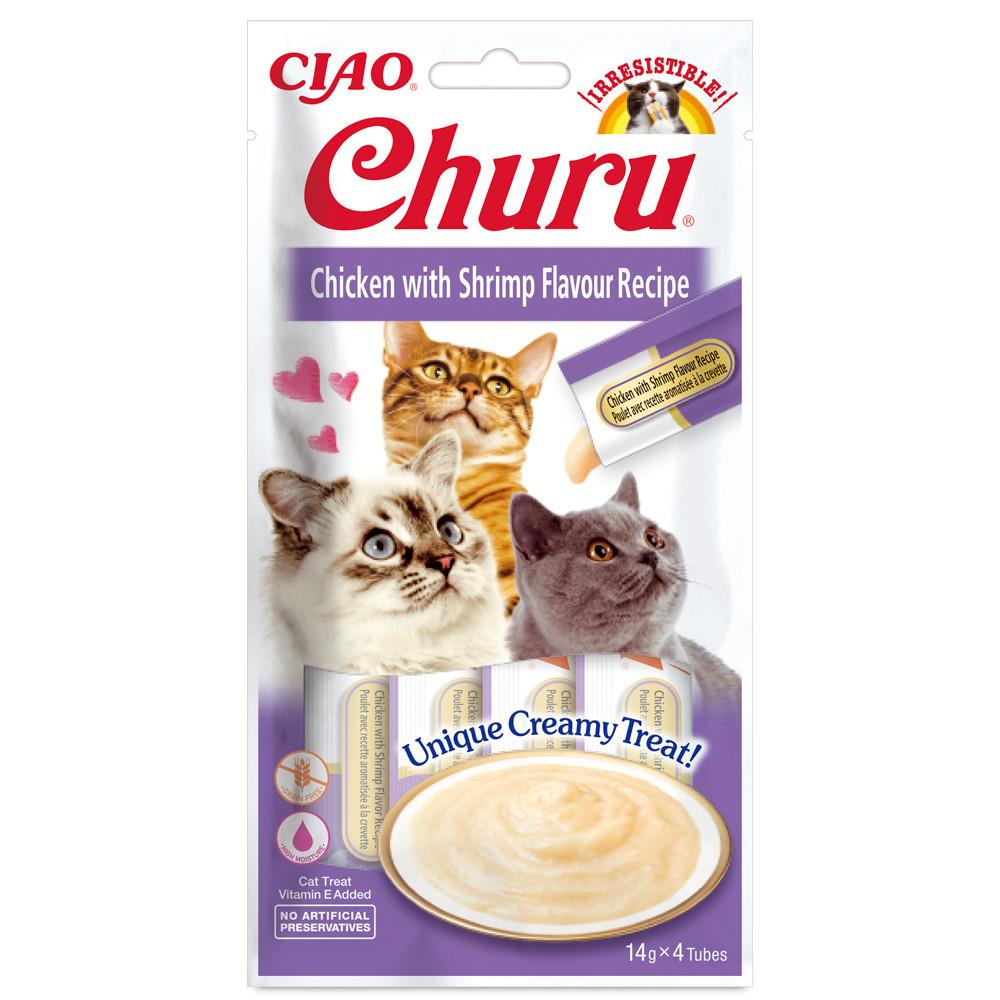 Puré para Gato Frango e Gambas Churu