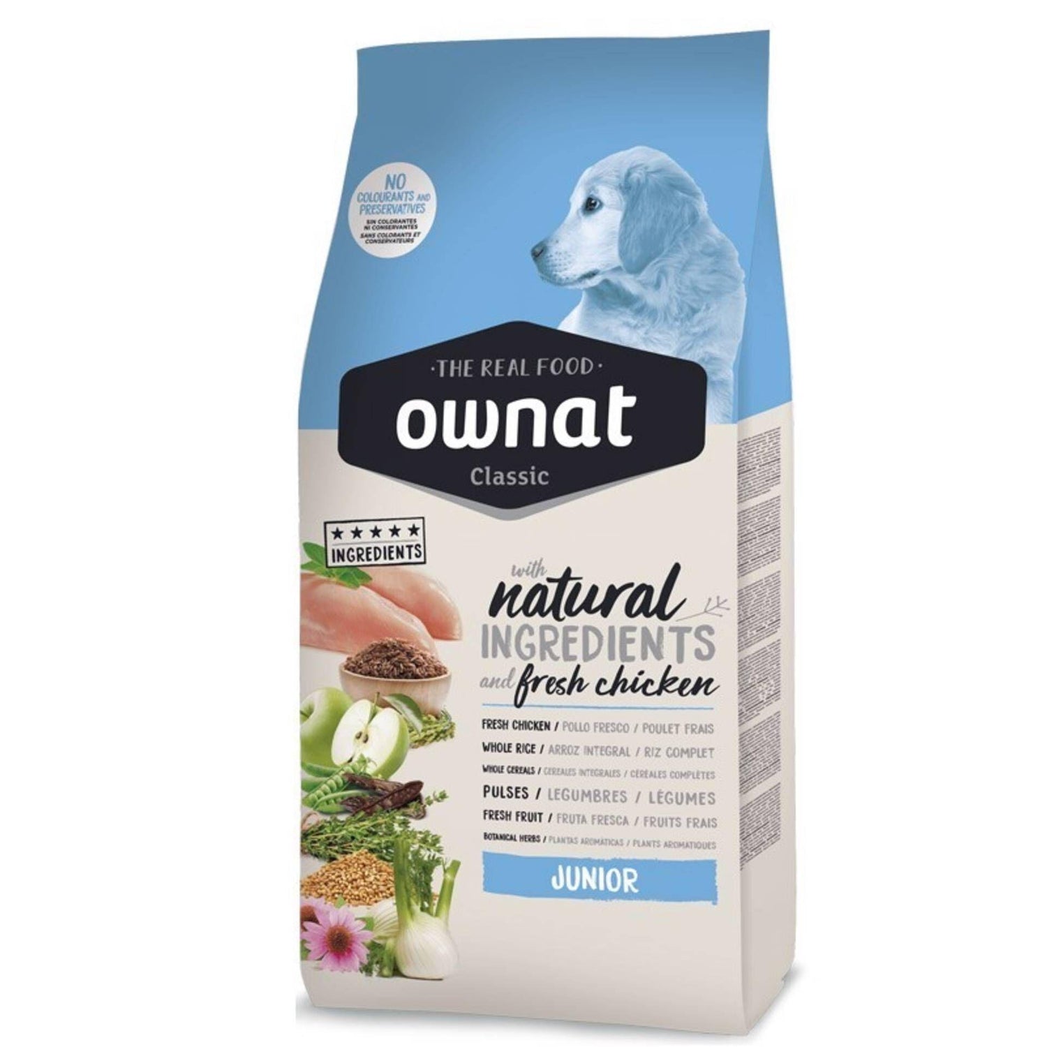 Ração para Cão Júnior Classic Frango Ownat