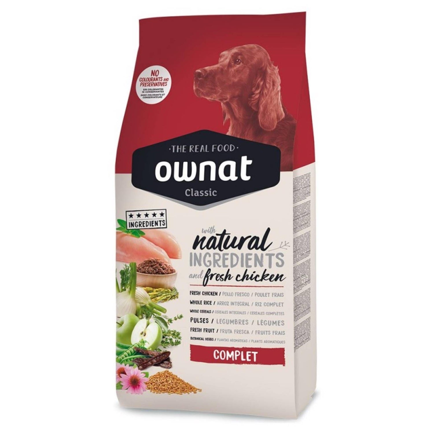 Ração para Cão Classic Complet Frango e Arroz Ownat