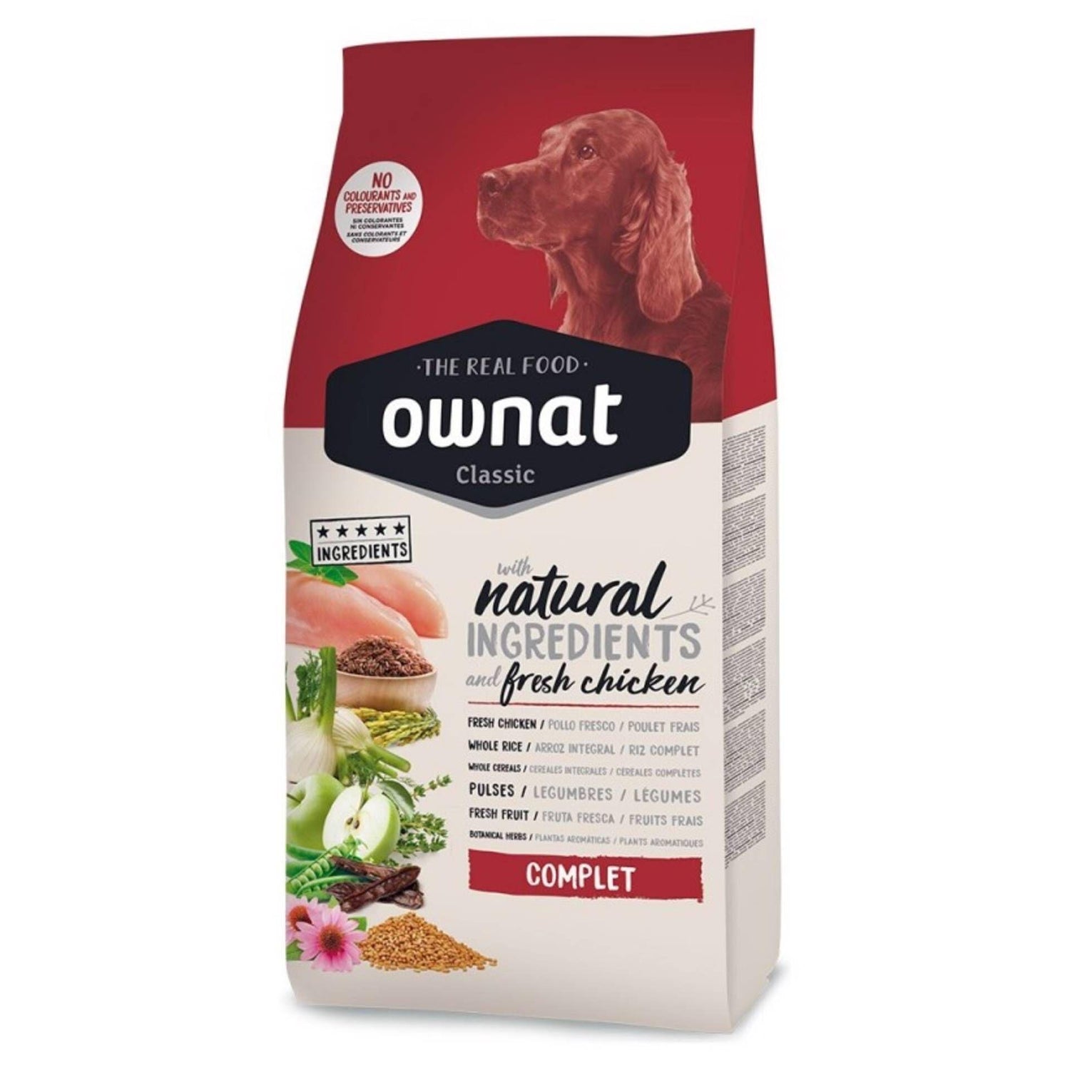 Ração para Cão Classic Complet Frango e Arroz Ownat