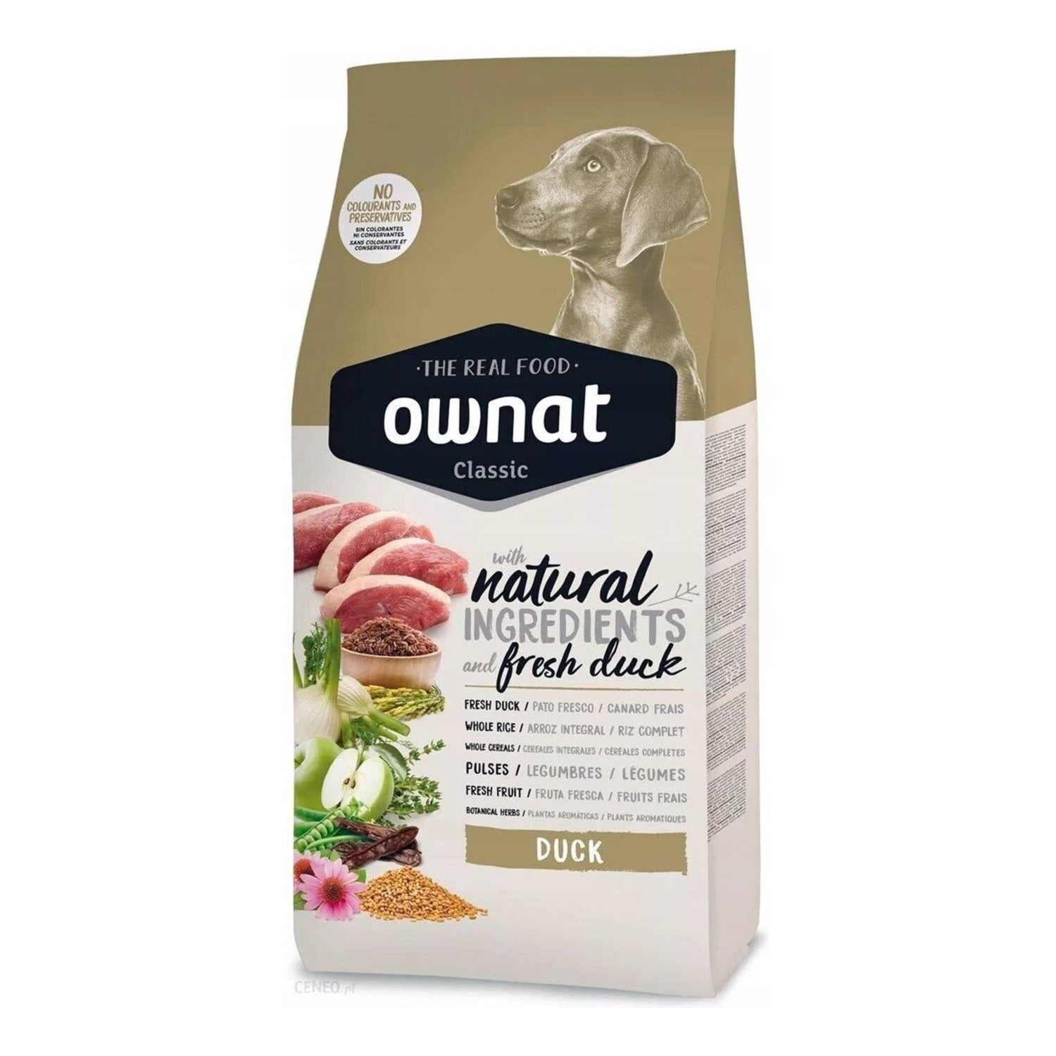 Ração para Cão Classic Pato Ownat