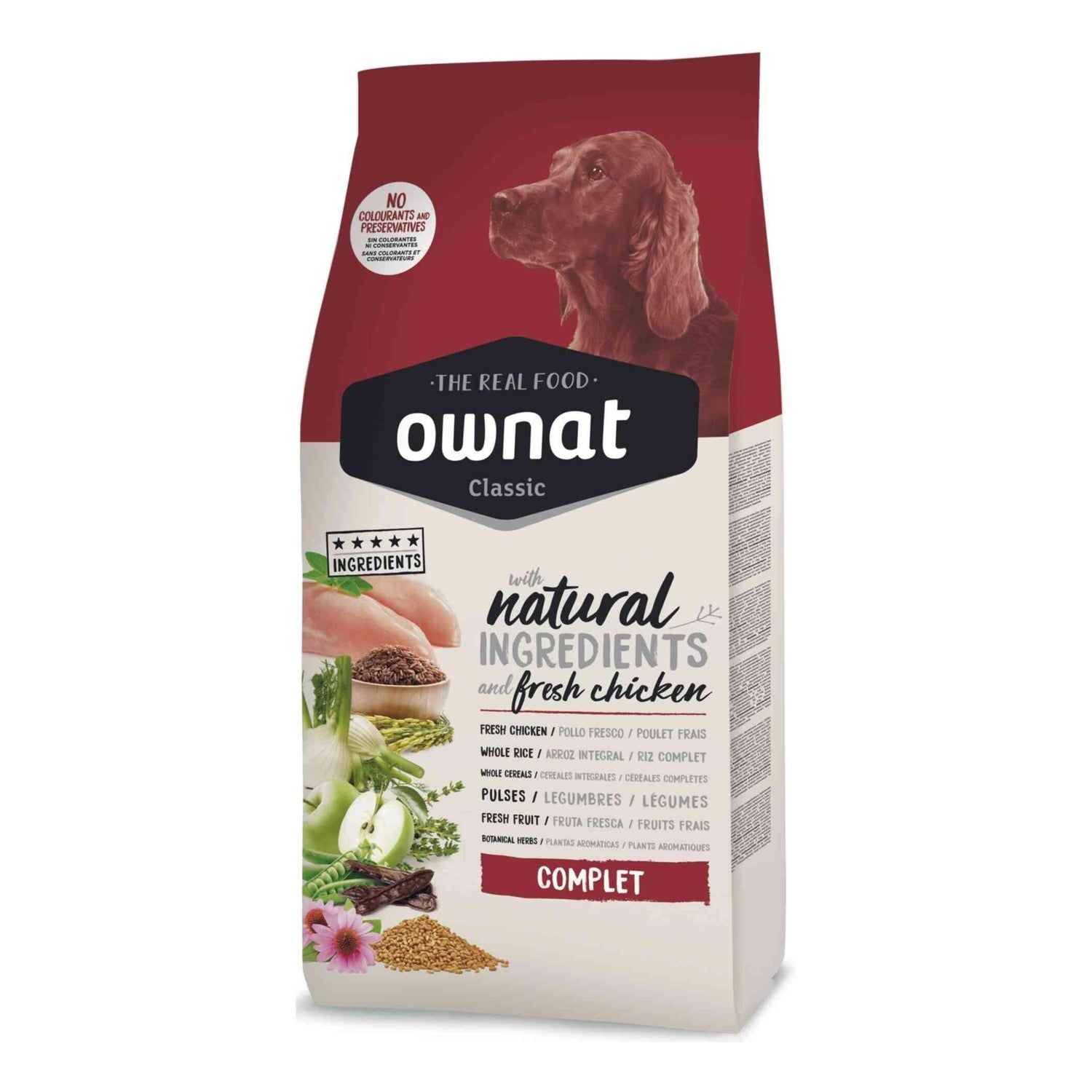 Ração para Cão Classic Complet Frango e Arroz Ownat
