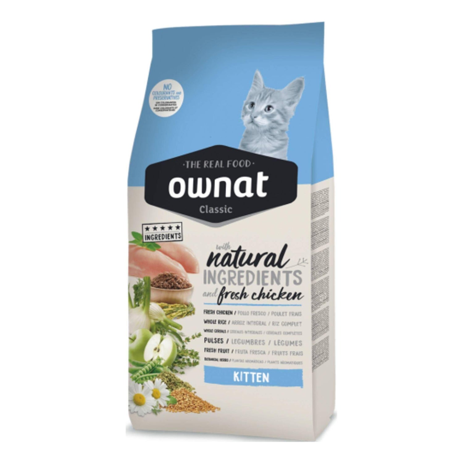 Ração para Gato Júnior Classic Ownat