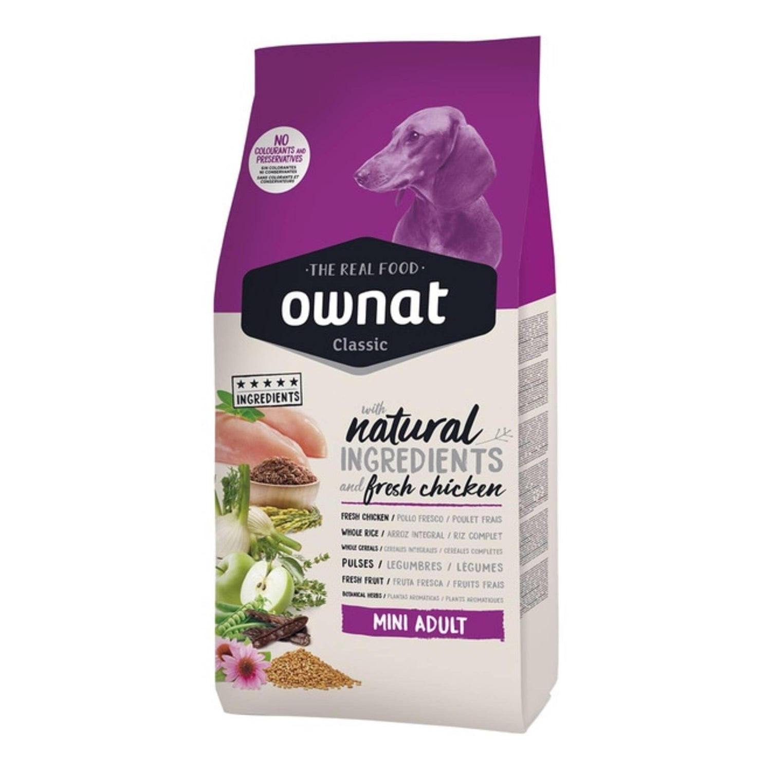 Ração para Cão Adulto Mini Classic Ownat