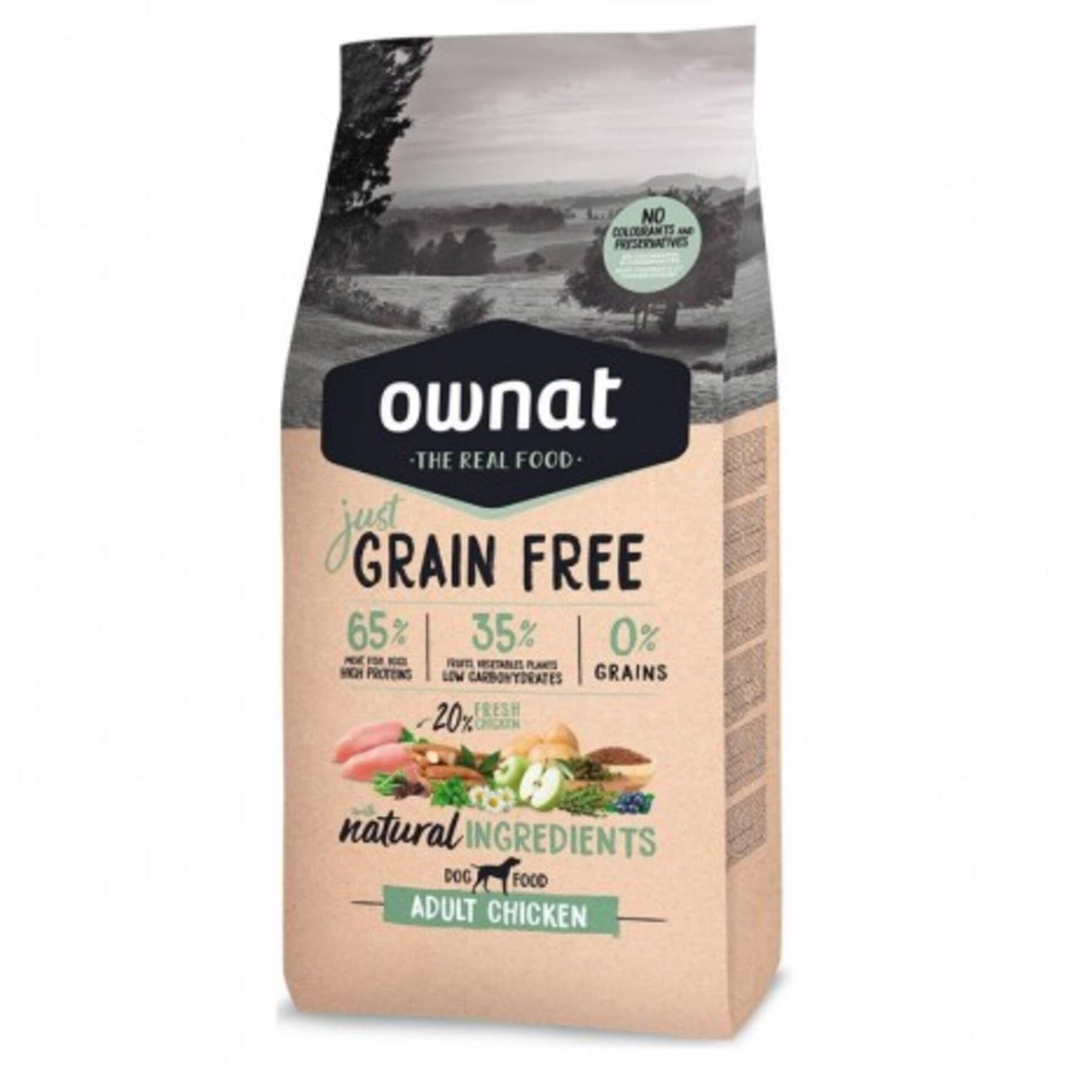 Ração para Cão Adulto Just Grain Free Frango Ownat
