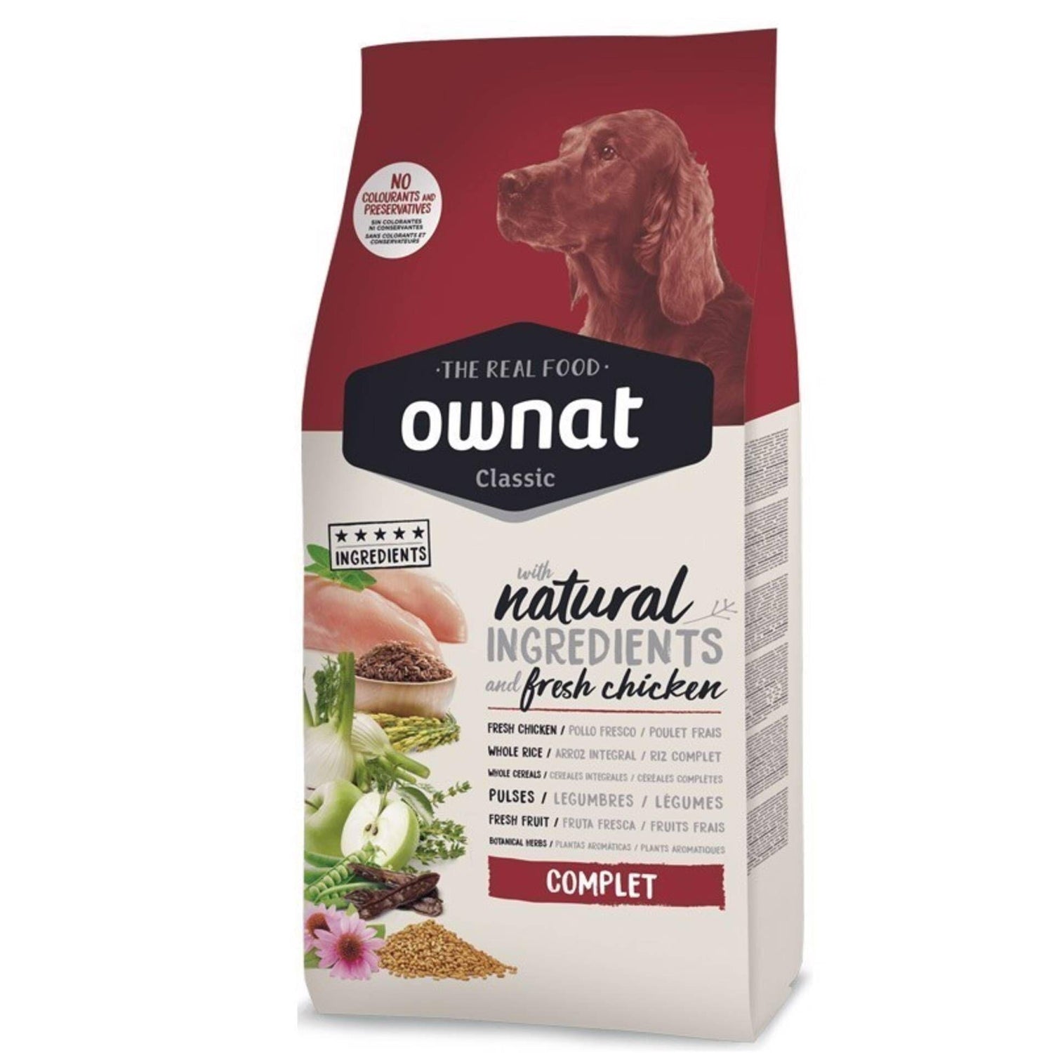 Ração para Cão Classic Complet Frango e Arroz Ownat