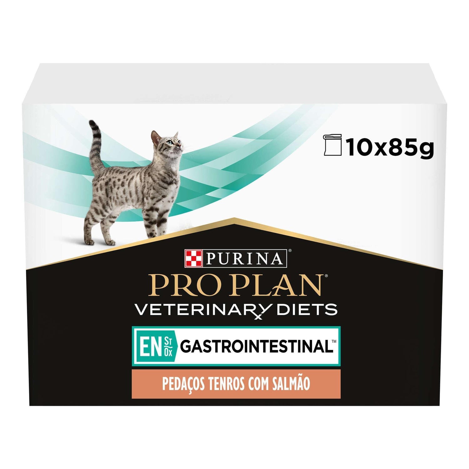 Pack Comida Húmida para Gato Gastrointestinal Salmão Purina Pro Plan Veterinary Diets