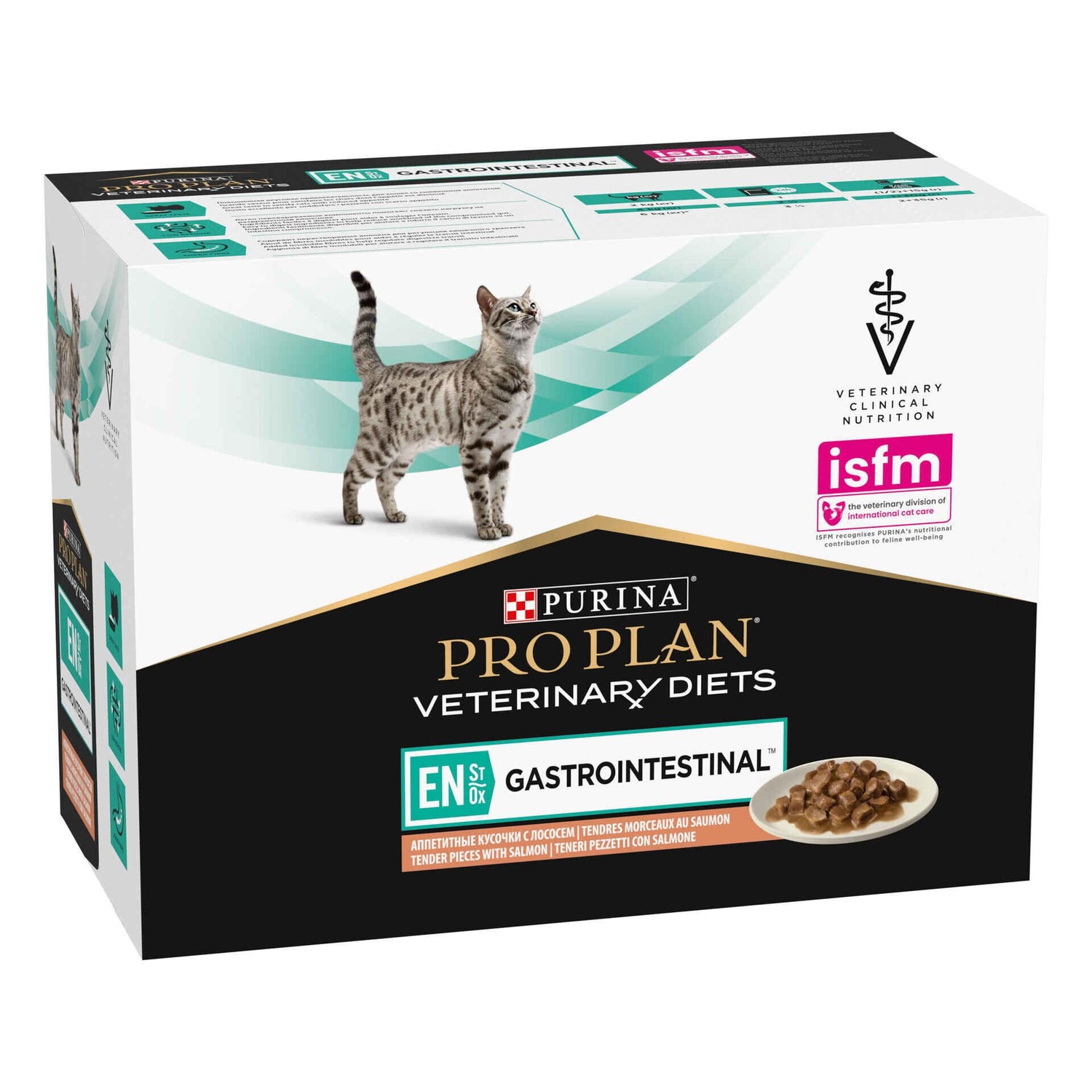 Pack Comida Húmida para Gato Gastrointestinal Salmão Purina Pro Plan Veterinary Diets