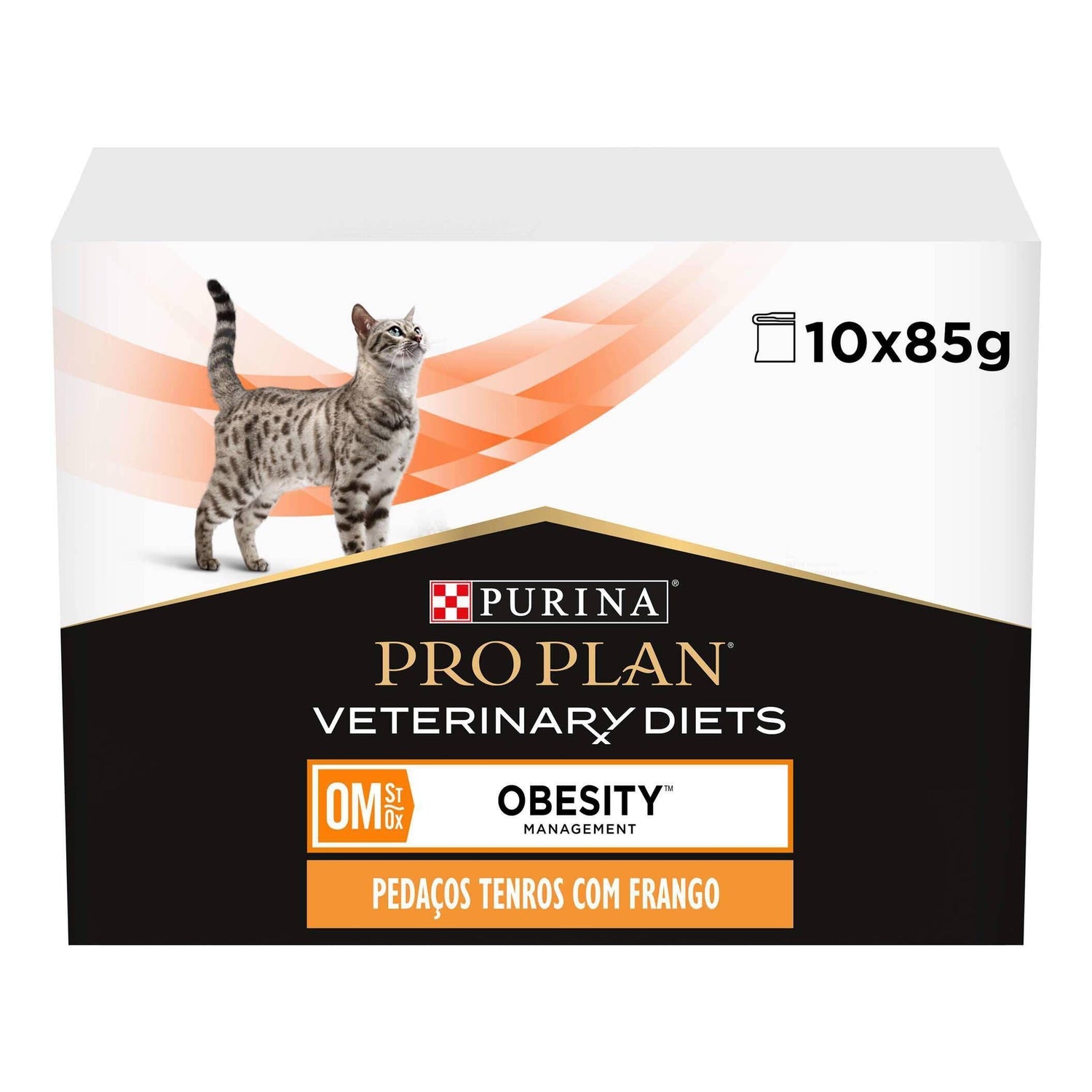 Pack Comida Húmida para Gato Adulto Obesity Management Frango Purina Pro Plan Veterinary Diets