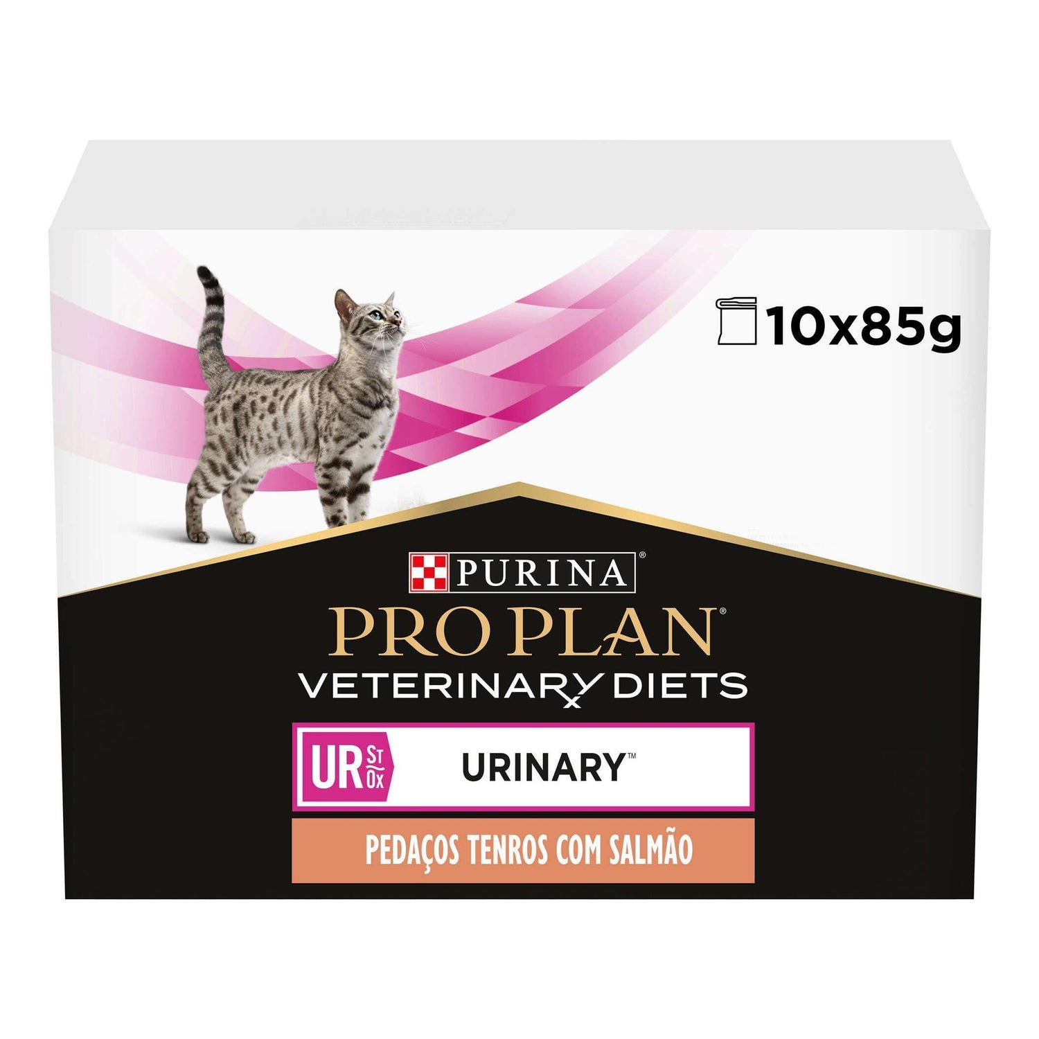 Pack Comida Húmida para Gato Urinary Salmão Saquetas Purina Pro Plan Veterinary Diets
