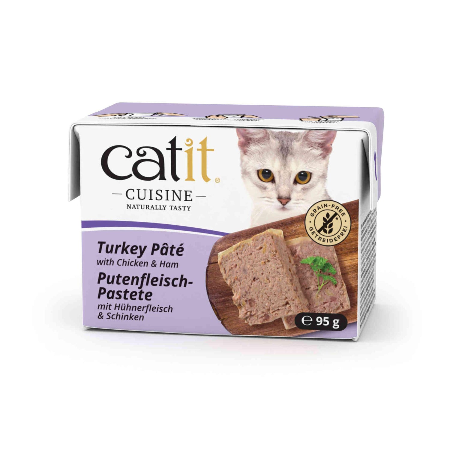 Comida Húmida para Gato Pate Peru, Frango e Fiambre Catit