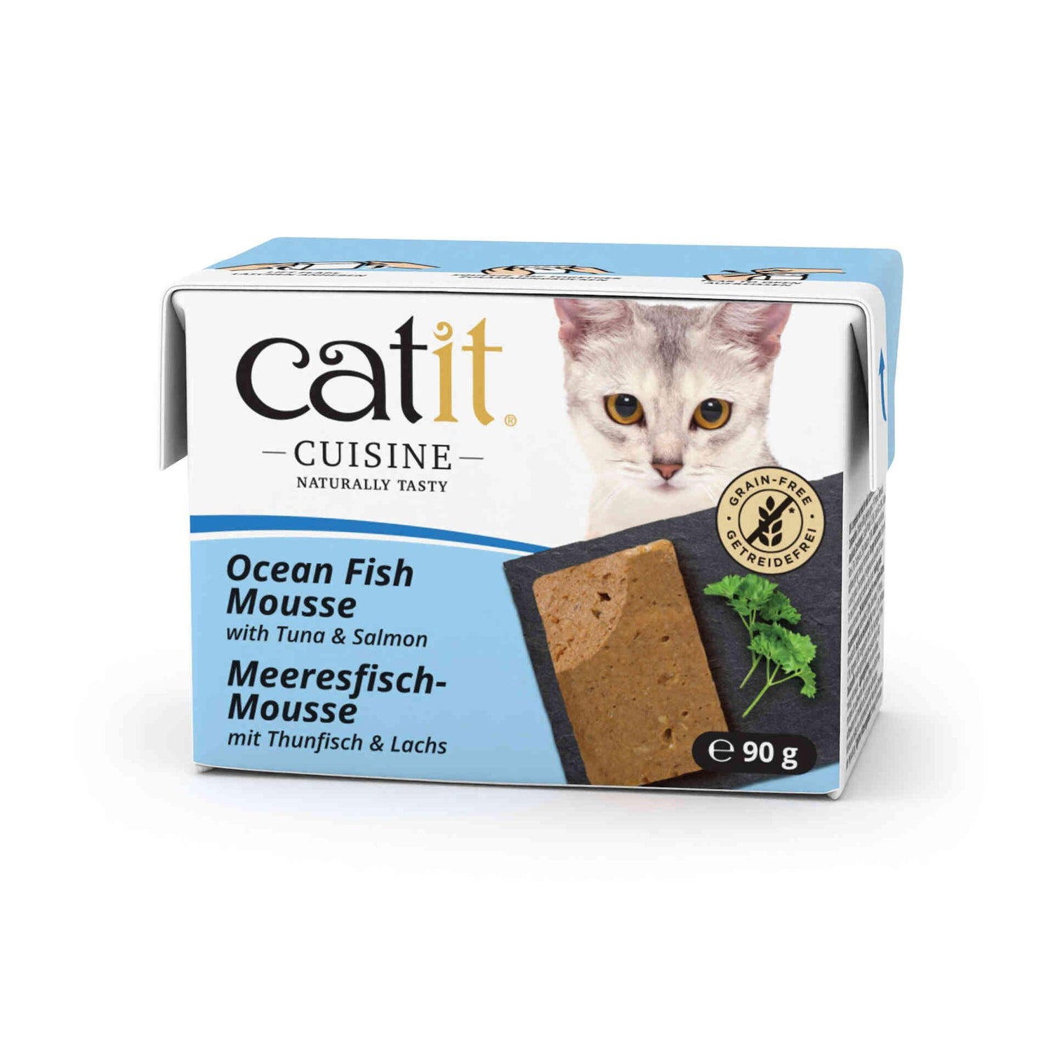 Comida Húmida para Gato Mousse Peixe do Mar Catit
