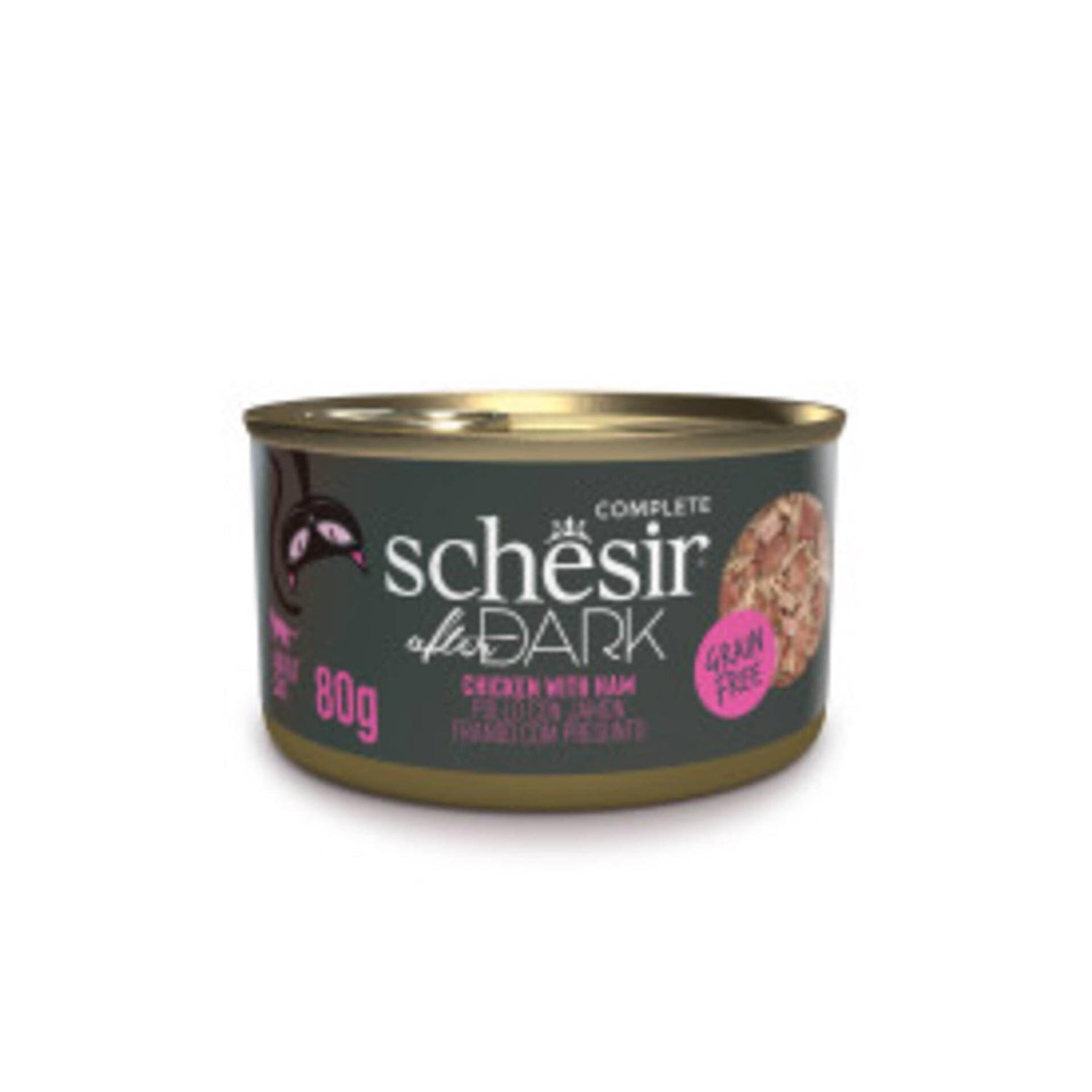 Comida Húmida para Gato Dark Filetes Frango e Presunto Schesir