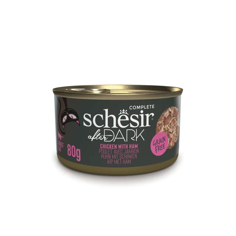 Pack Comida Húmida para Gato Dark Filetes Frango e Presunto Schesir