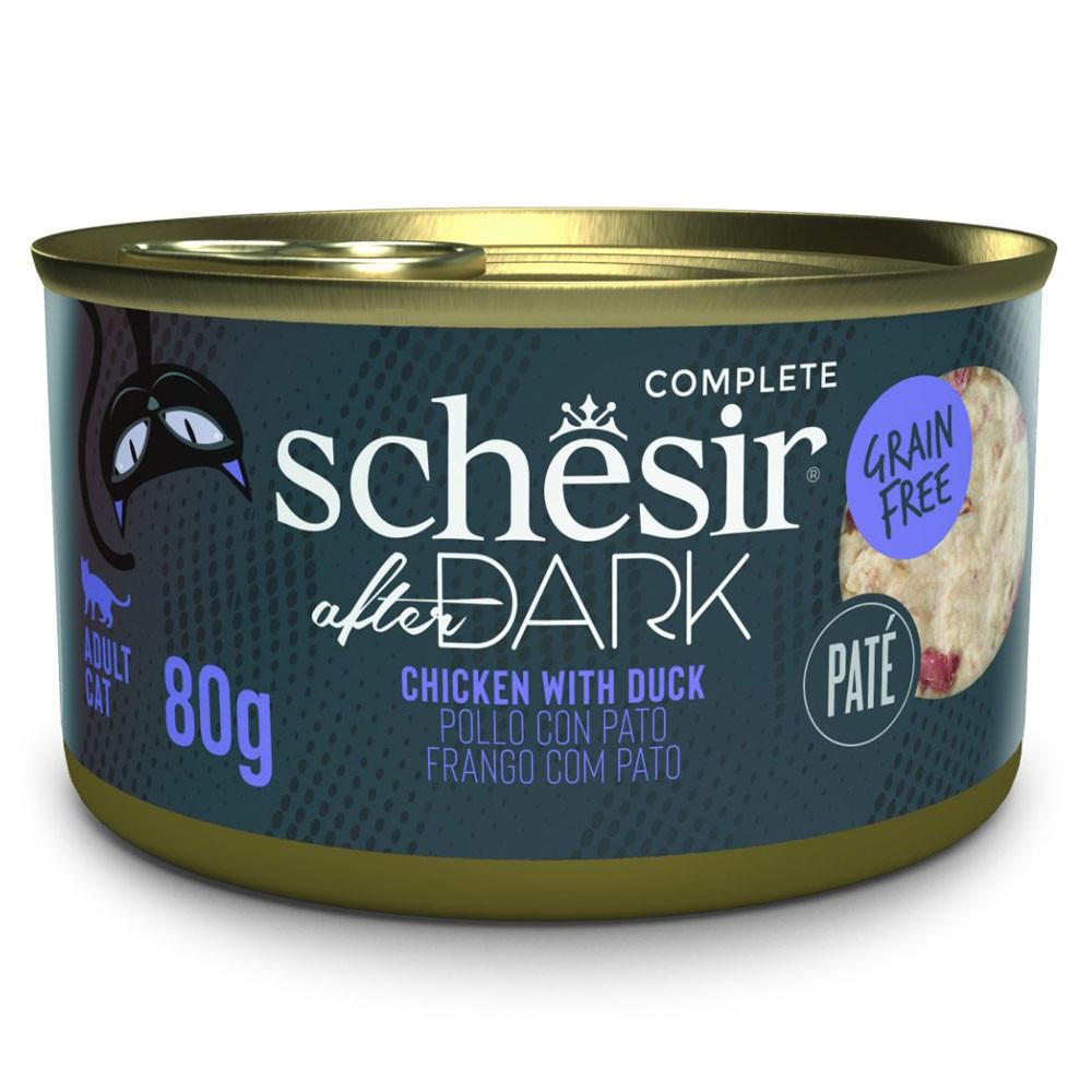 Pack Comida Húmida para Gato Dark Pate Frango e Pato Schesir