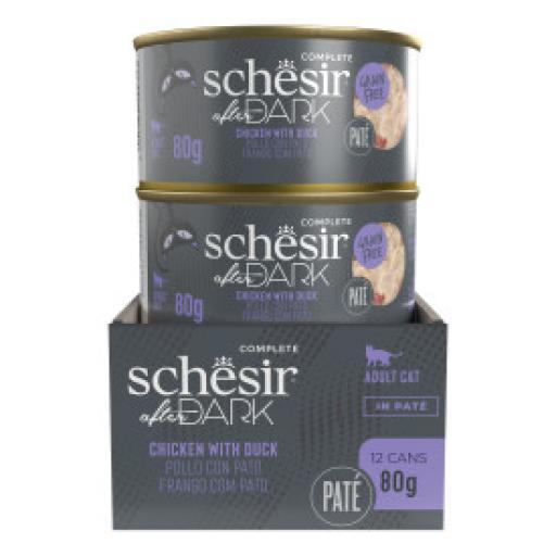 Pack Comida Húmida para Gato Dark Pate Frango e Pato Schesir