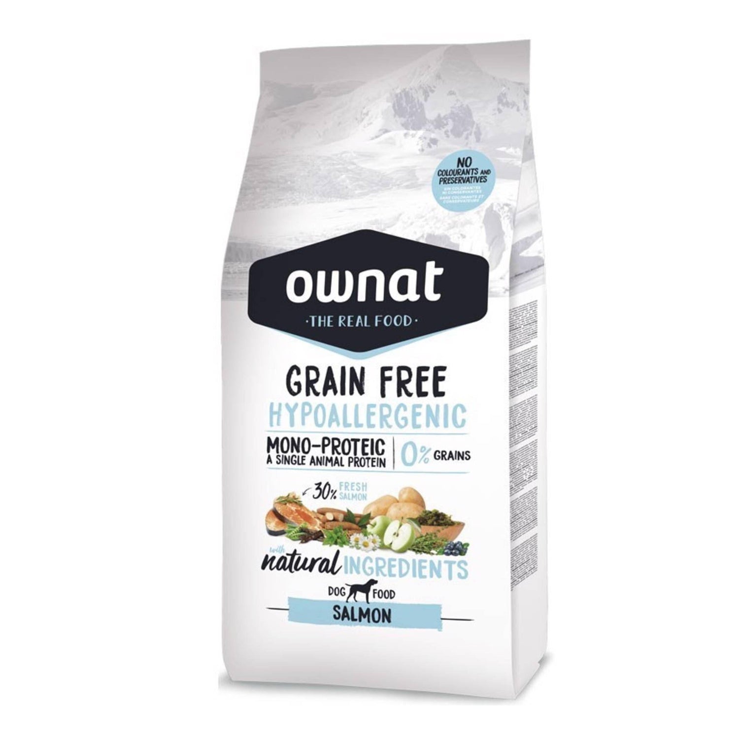 Ração para Cão Hypoallergenic Grain Free Salmão Ownat