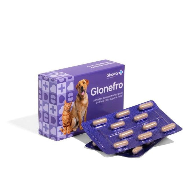 GLONEFRO 496 MG - CÃES E GATOS 30 CÁPS