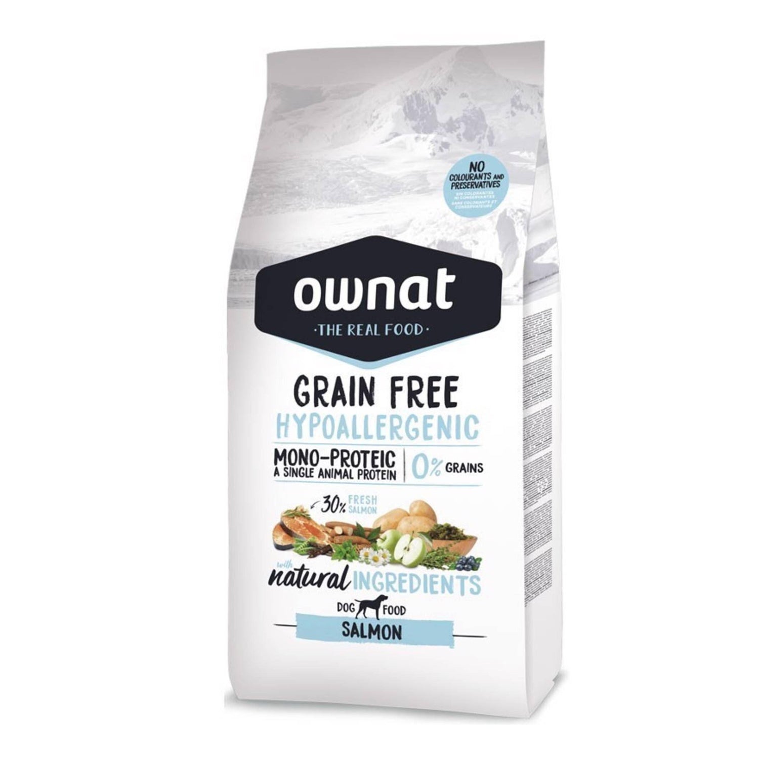 Ração para Cão Hypoallergenic Grain Free Salmão Ownat