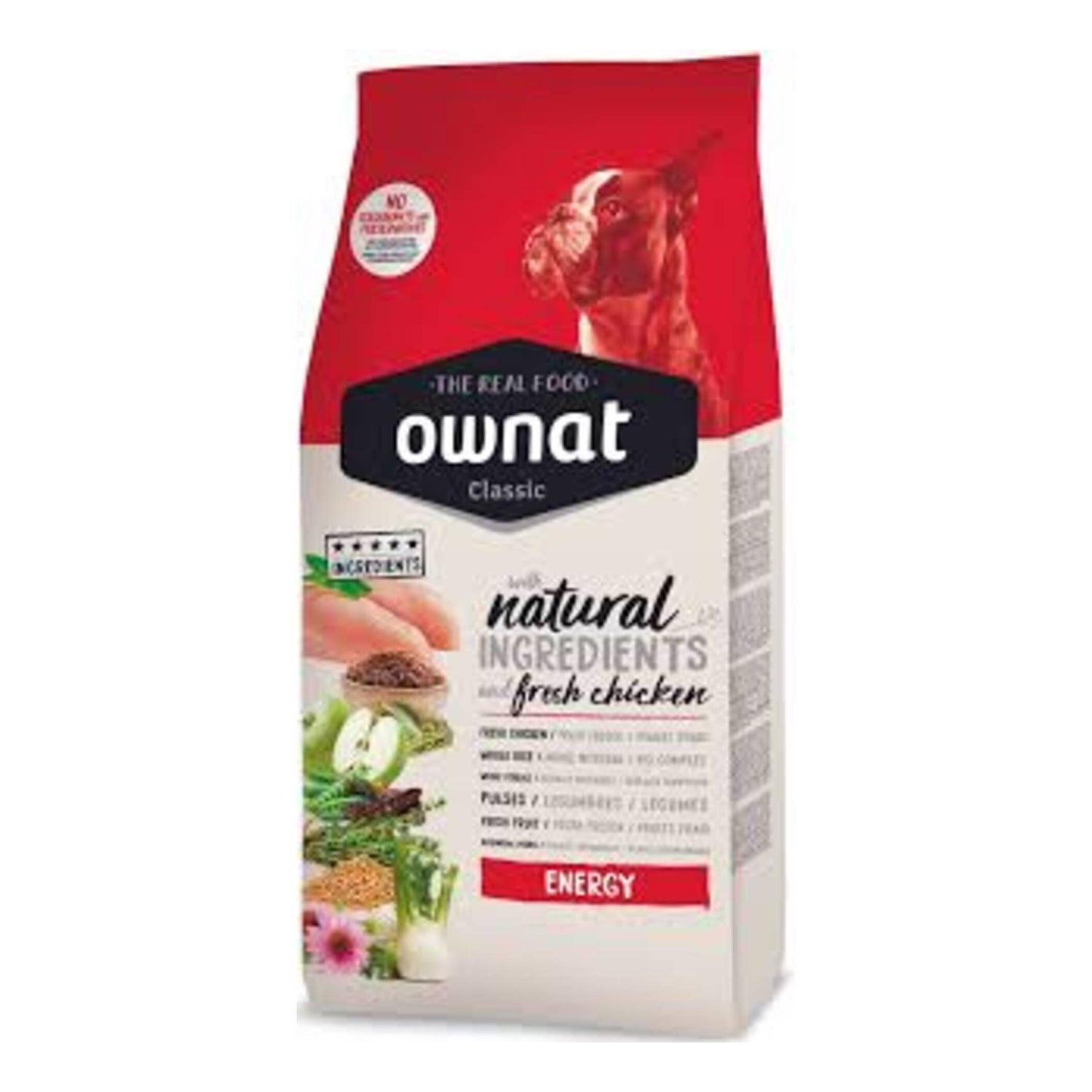 Ração para Cão Classic Energy Ownat