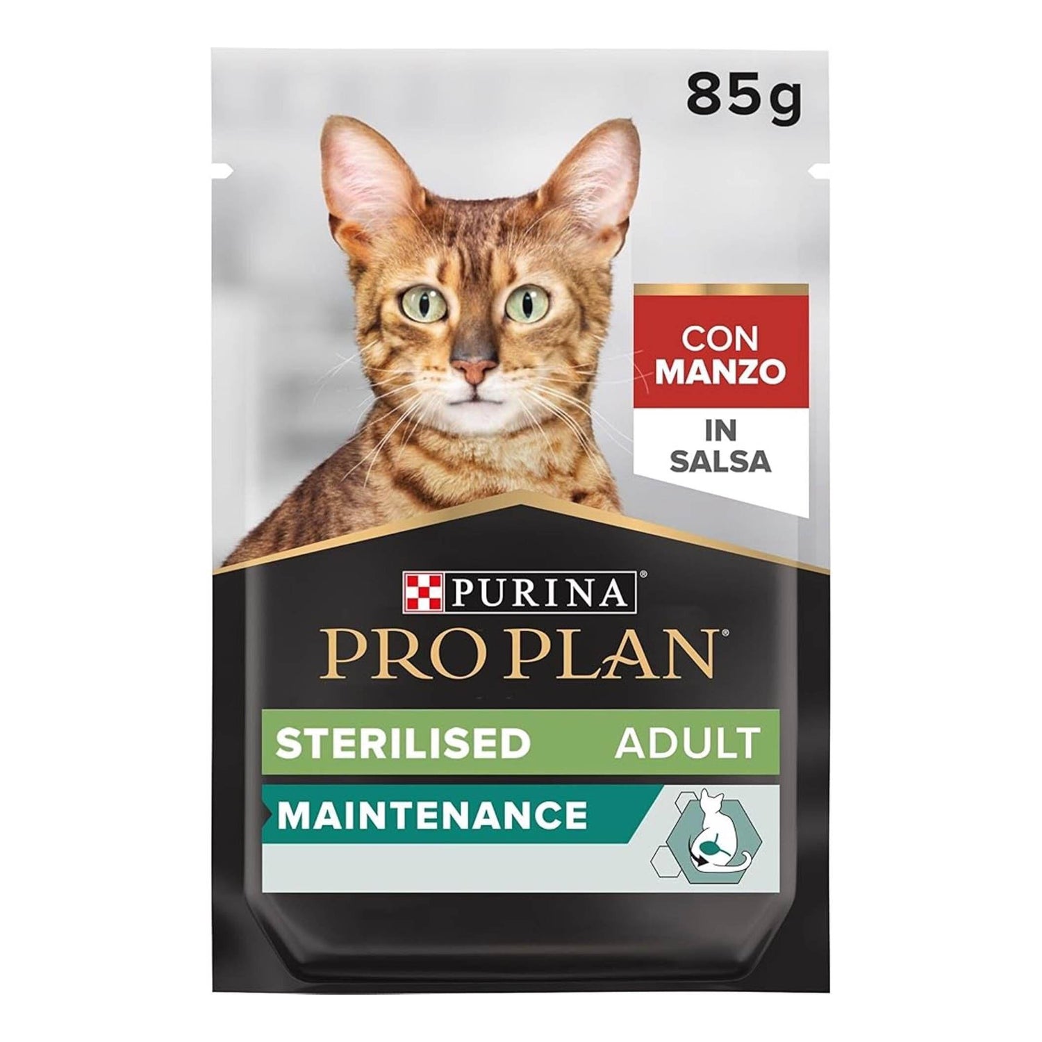 Pack Comida Húmida para Gato Adulto Esterilizado Vaca Saquetas Purina Pro Plan