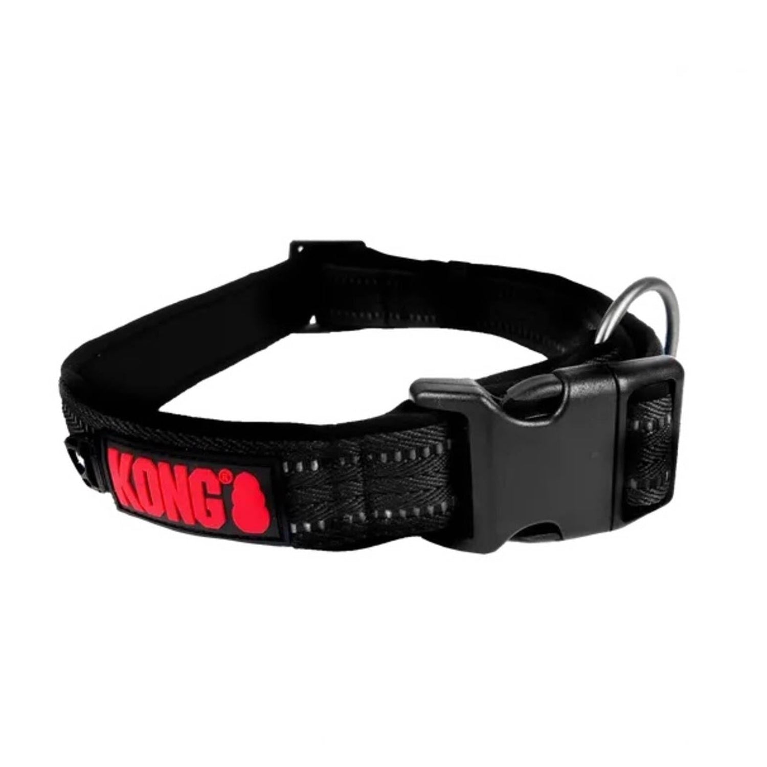 Coleira para Cão Nylon Preta Kong