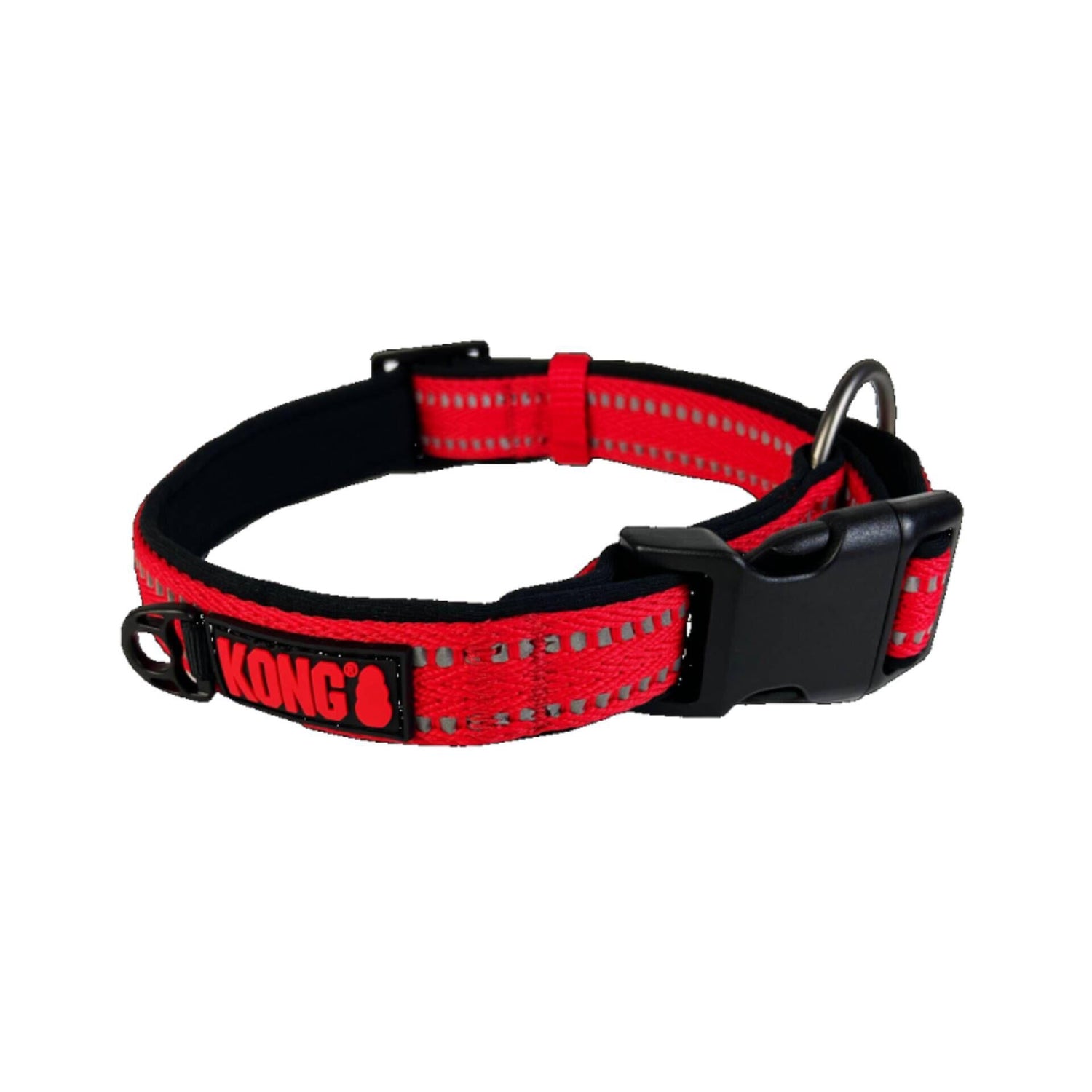 Coleira para Cão Nylon Vermelha Kong
