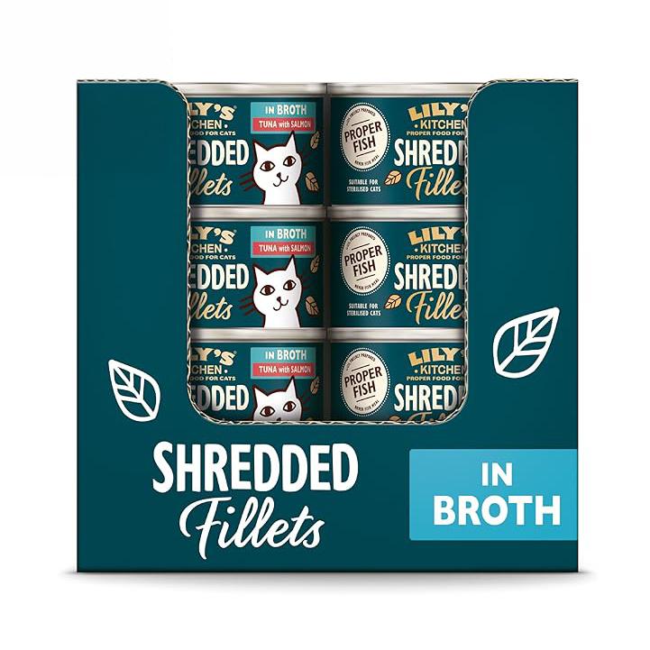 Pack Comida Húmida para Gato Atum e Salmão Lily'S Kitchen