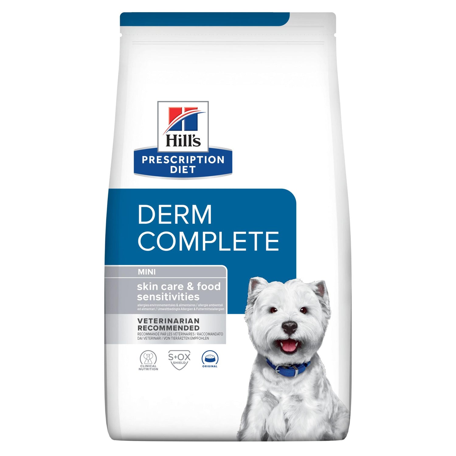 Ração para Cão Mini Derm Complete Ovo Hill'S Prescription Diet