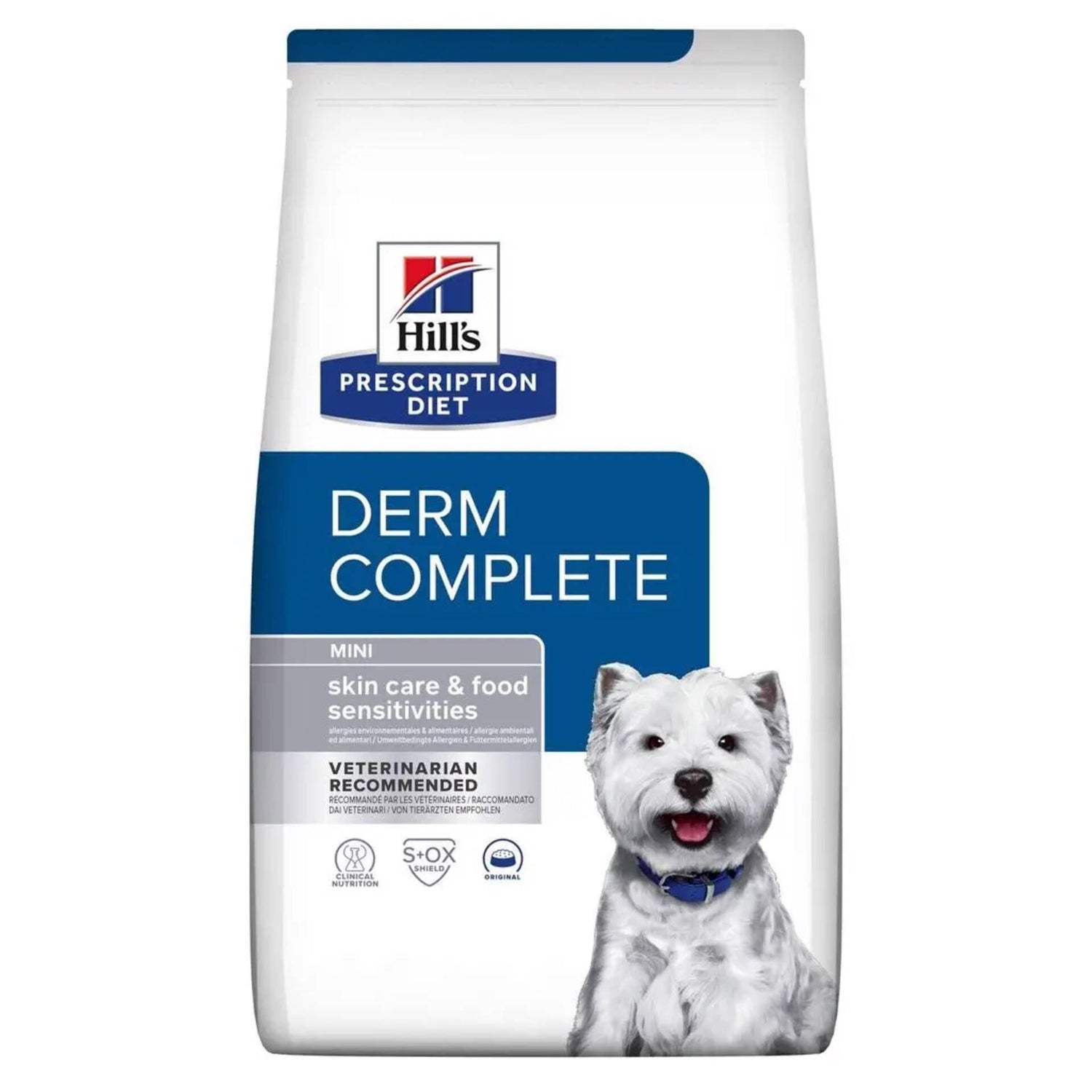 Ração para Cão Mini Derm Complete Ovo Hill'S Prescription Diet