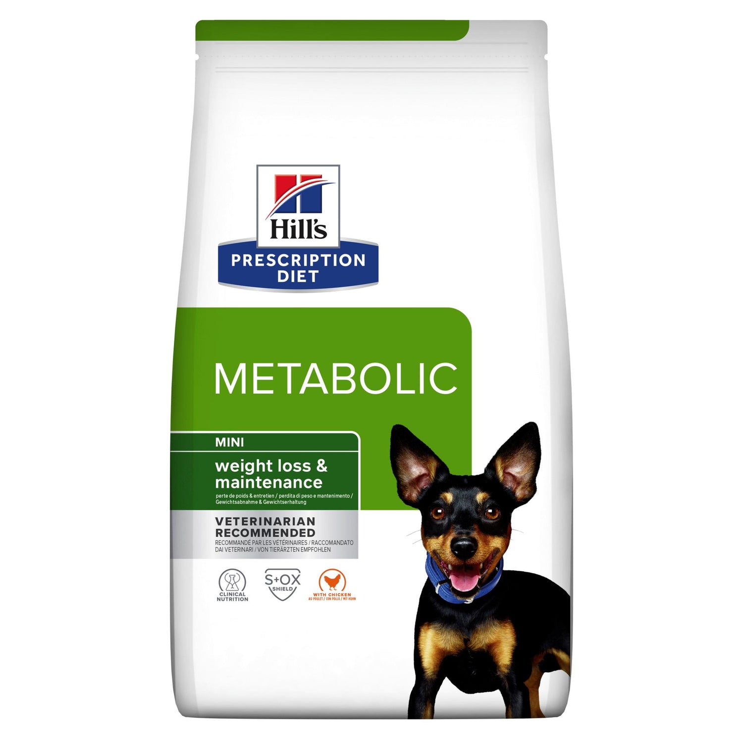 Ração para Cão Mini Metabolic Weight Loss Frango Hill'S Prescription Diet