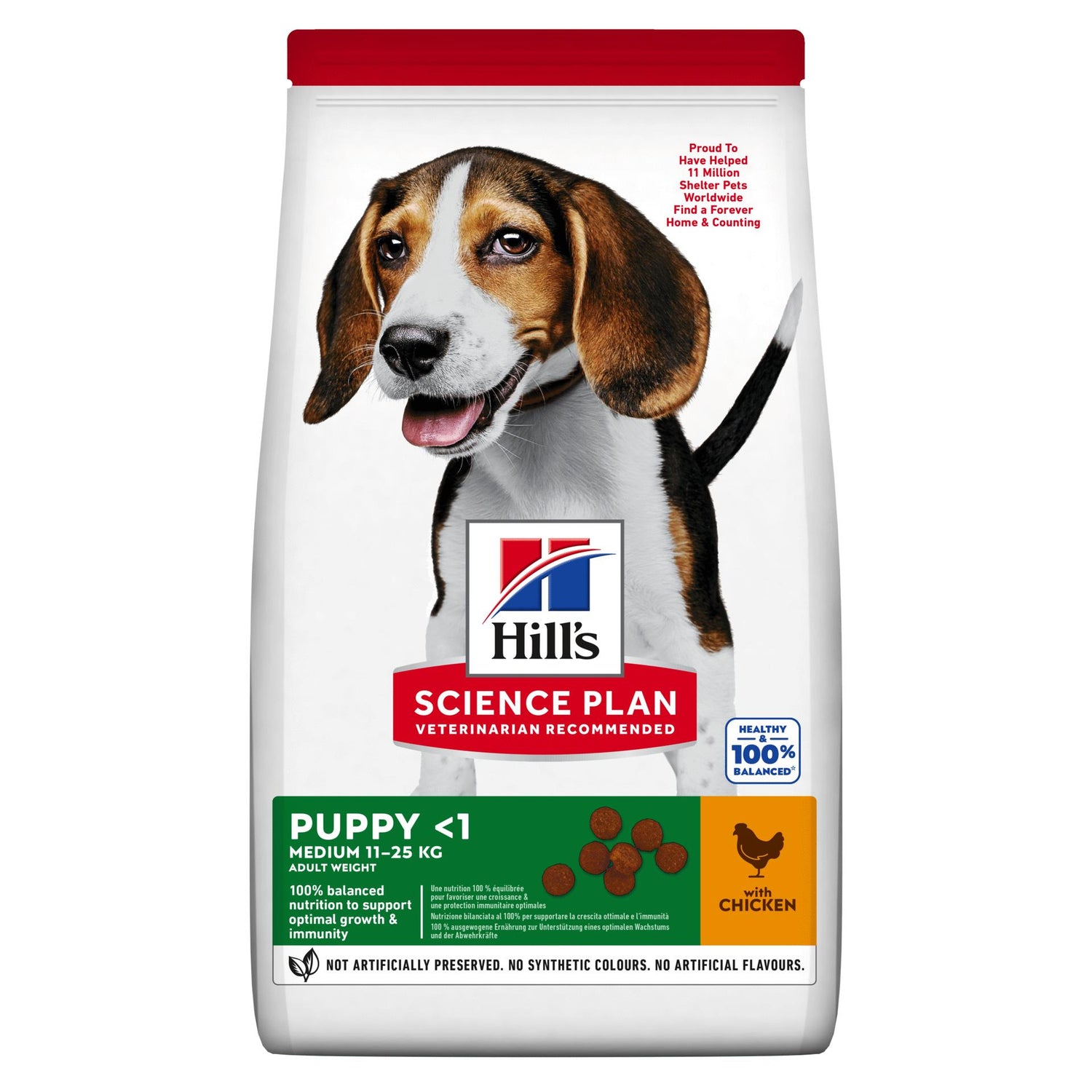 Ração para Cão Júnior Médio Frango Hill'S Science Plan
