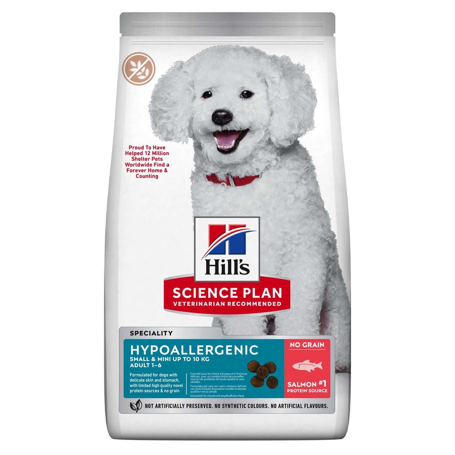 Ração para Cão Adulto Mini Hypoallergenic Salmão e Atum Hill'S Science Plan