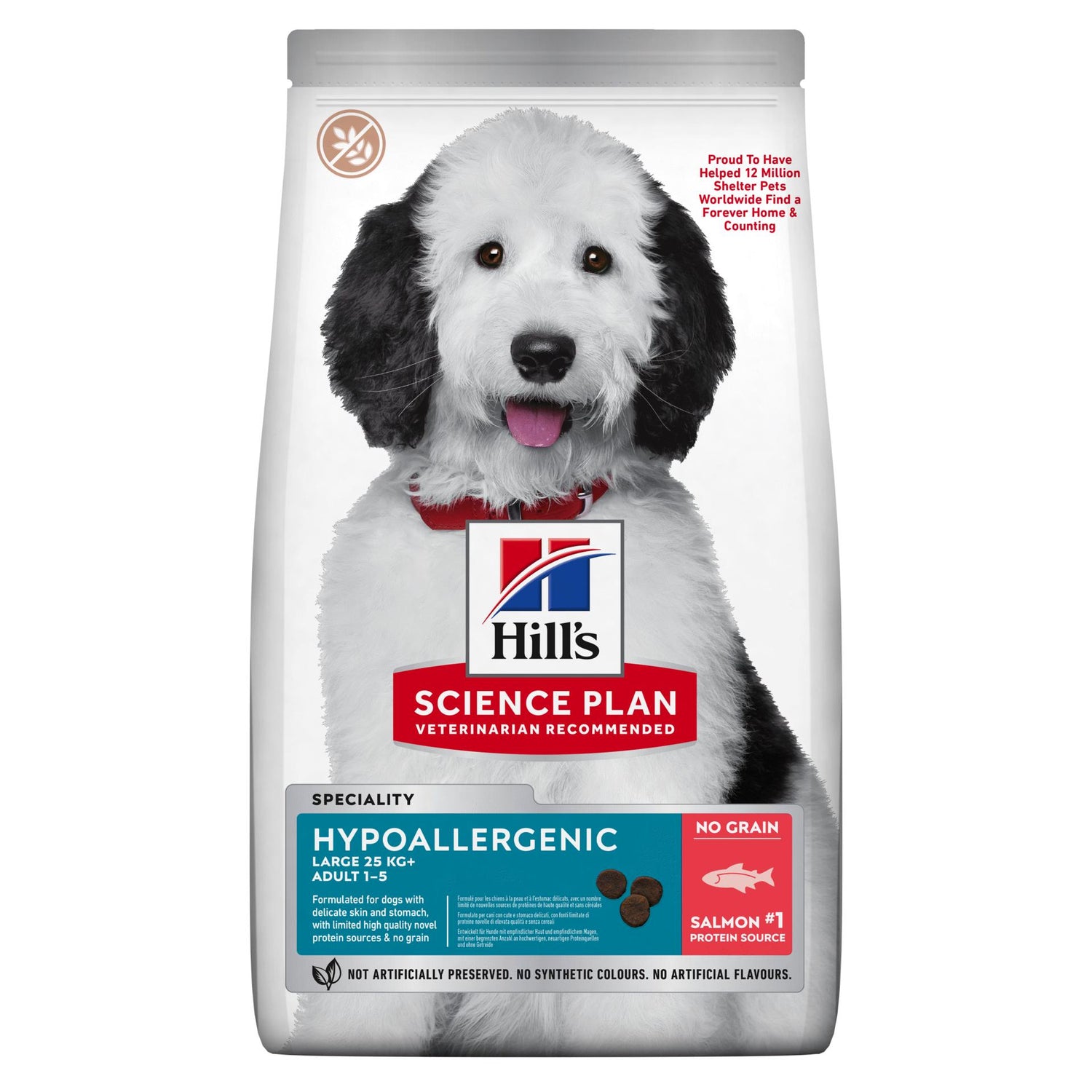 Ração para Cão Adulto Maxi  Hypoallergenic Salmão e Atum Hill'S Science Plan