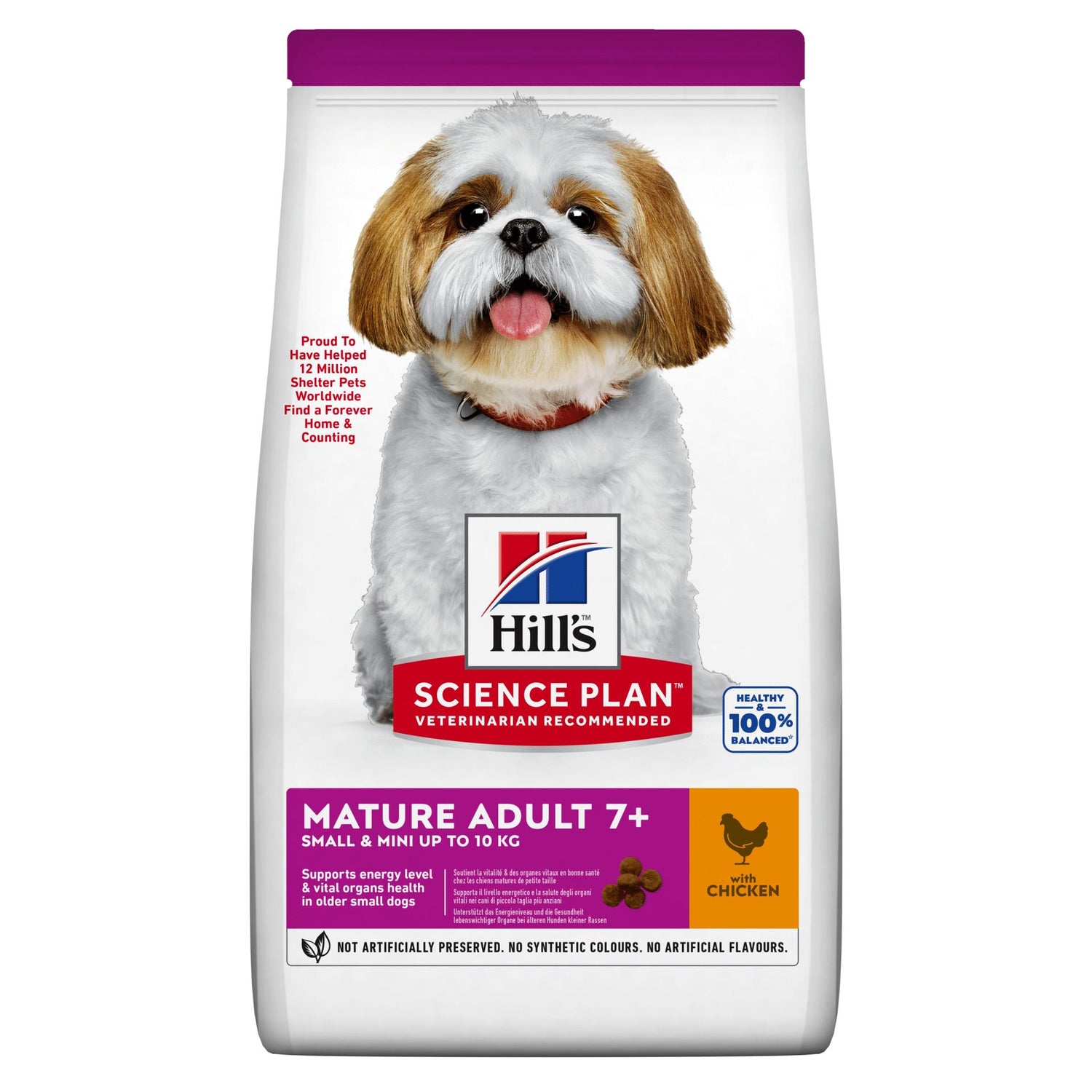 Ração para Cão Adulto Mini Maturo 7+ Frango Hill'S Science Plan