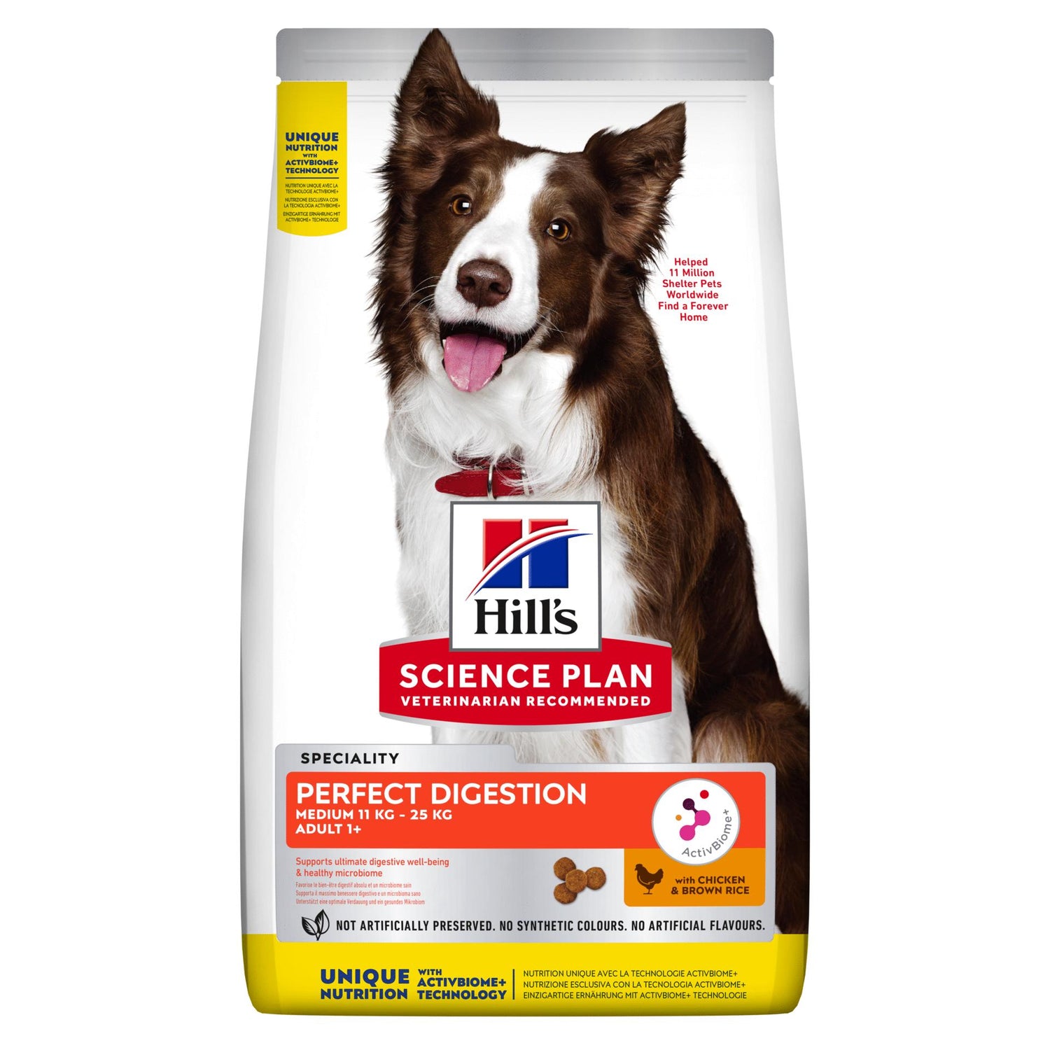 Ração para Cão Adulto Médio Perfect Digestion Frango Hill'S Science Plan
