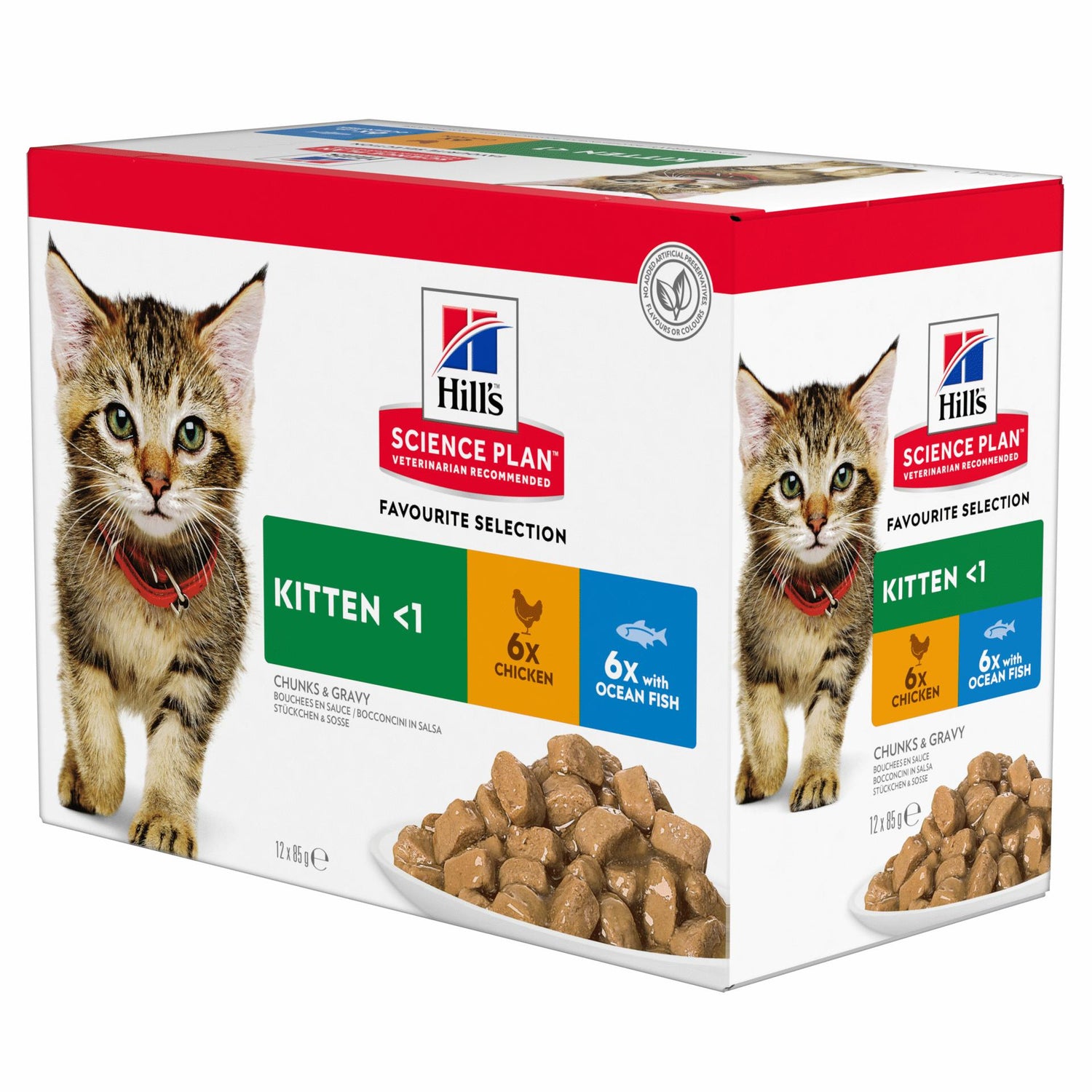 Comida Húmida para Gato Júnior  Frango e Peixe do Oceano Hill's Science Plan