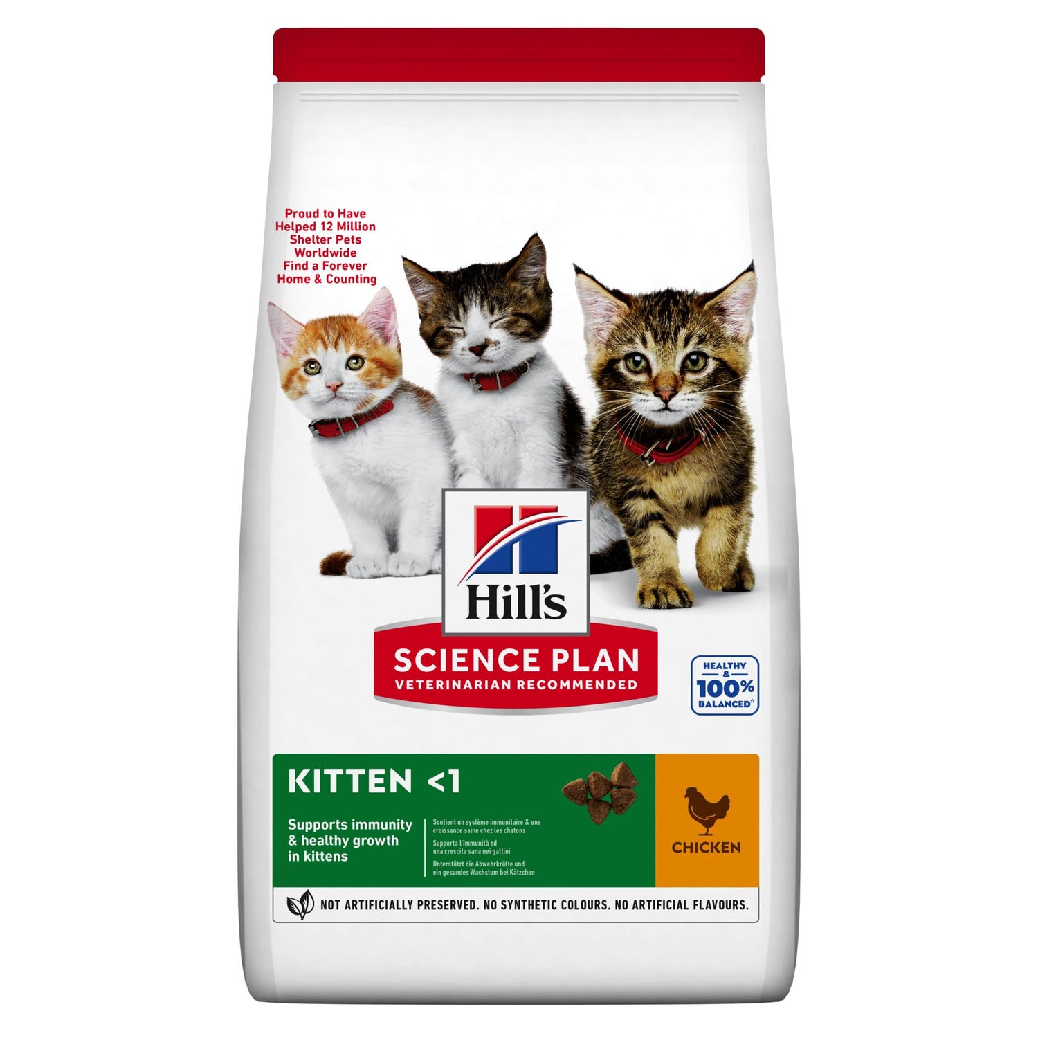 Ração para Gato Júnior Frango Hill's Science Plan